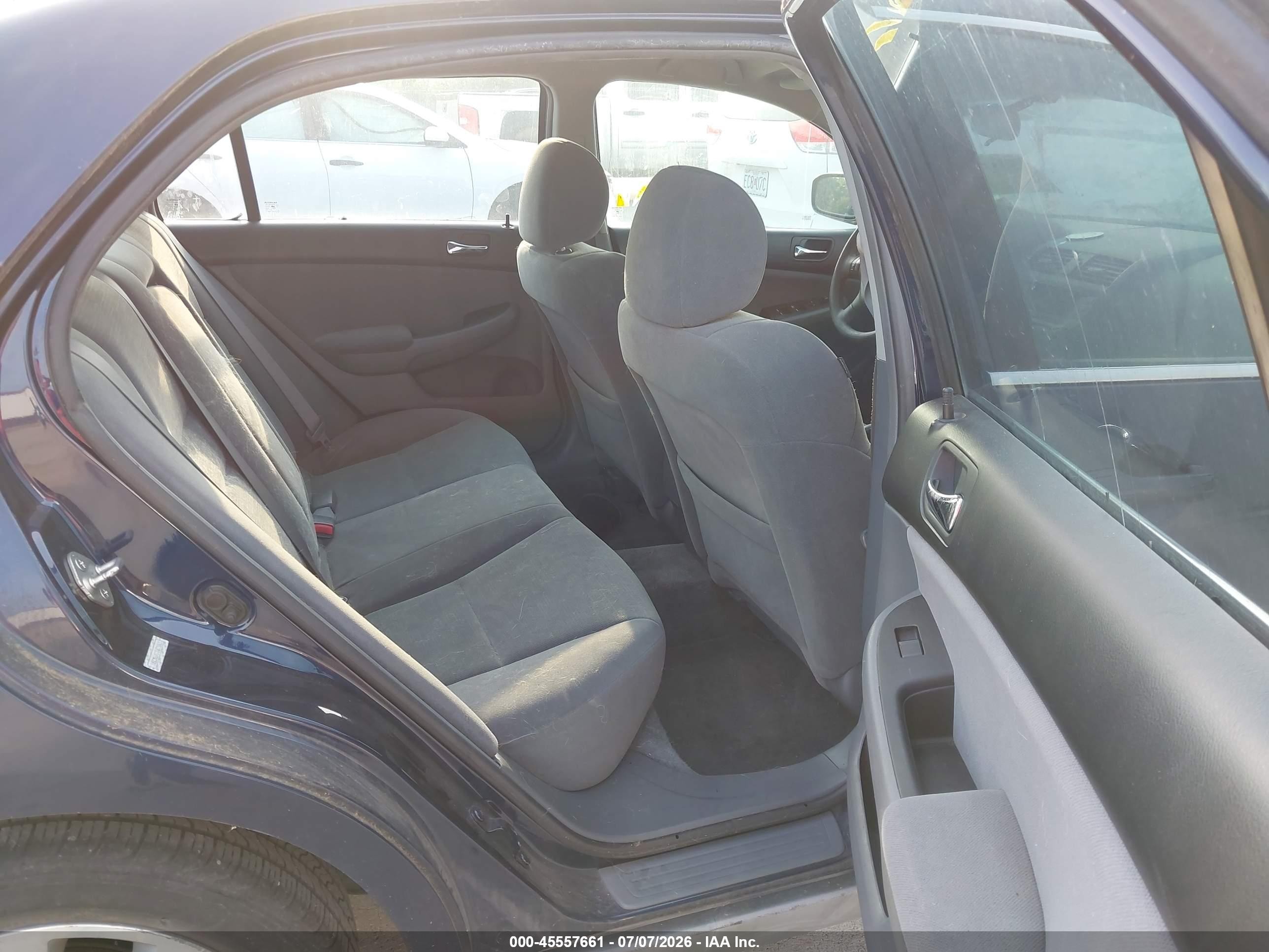 2007 Honda Accord 3.0 Se Blue vin: 1HGCM66437A079863
