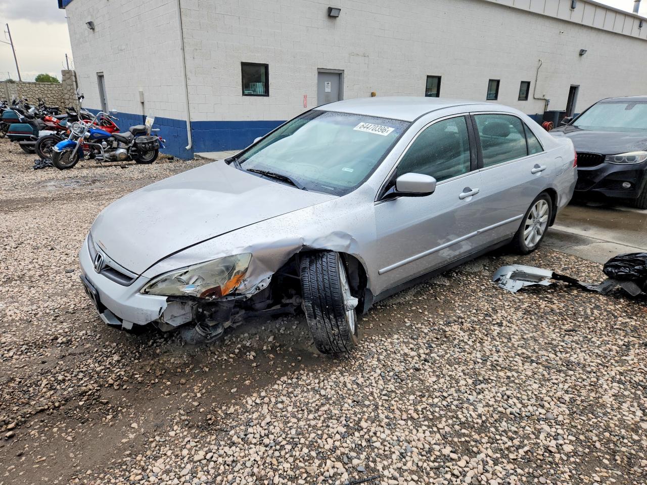 2007 Honda Accord Se Silver vin: 1HGCM66437A090524