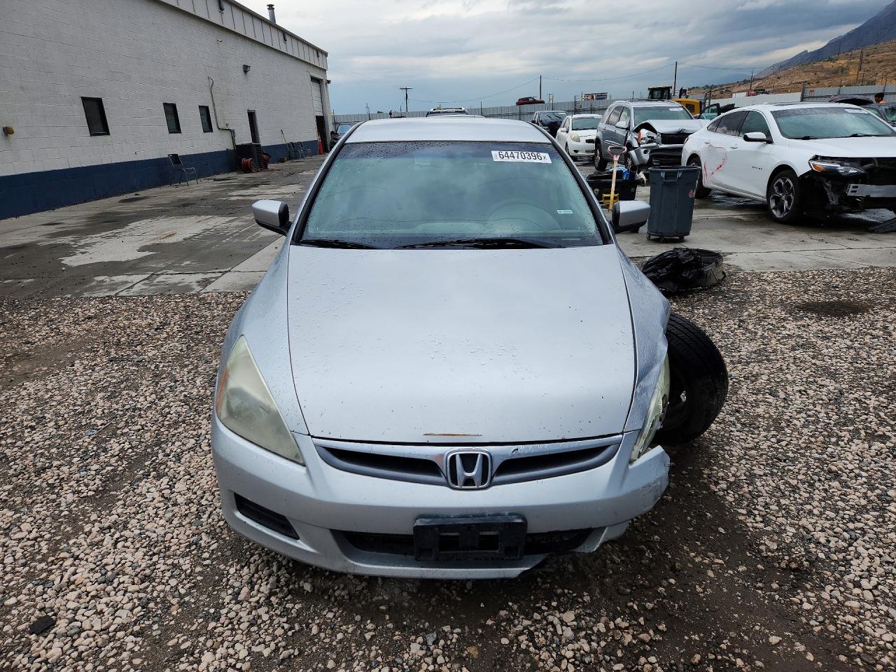 2007 Honda Accord Se Silver vin: 1HGCM66437A090524