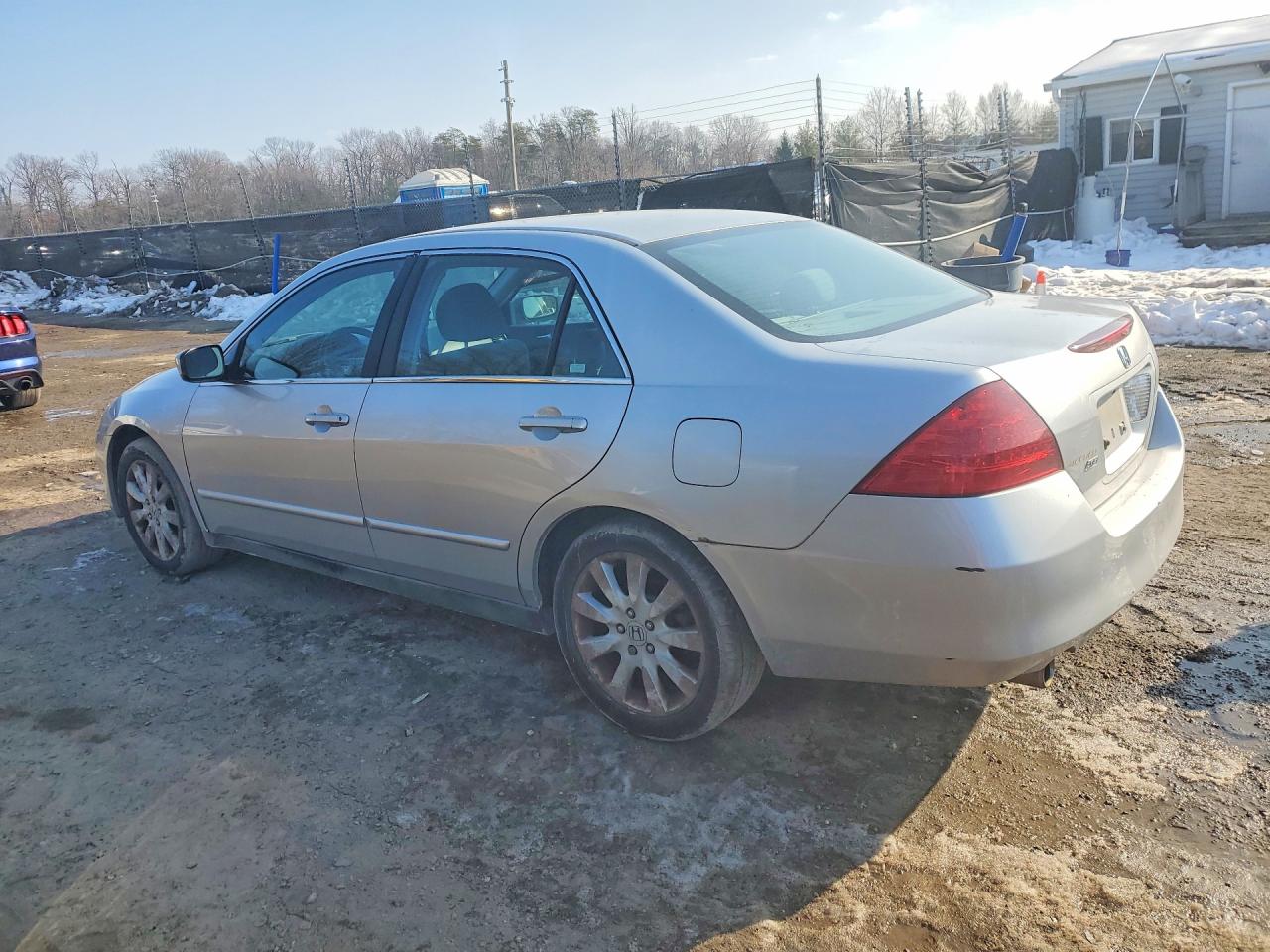 2007 Honda Accord Se Silver vin: 1HGCM66457A045522