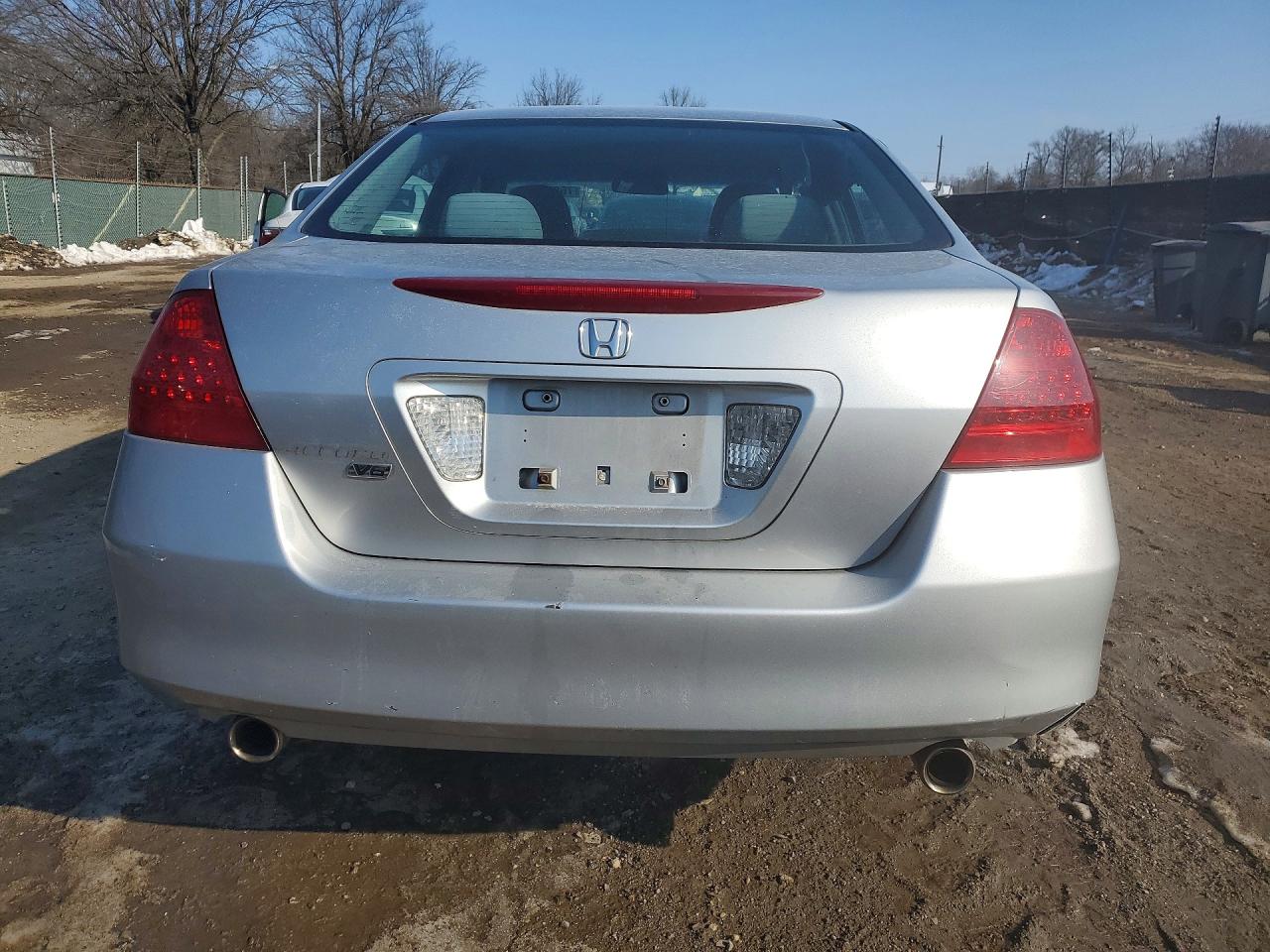 2007 Honda Accord Se Silver vin: 1HGCM66457A045522