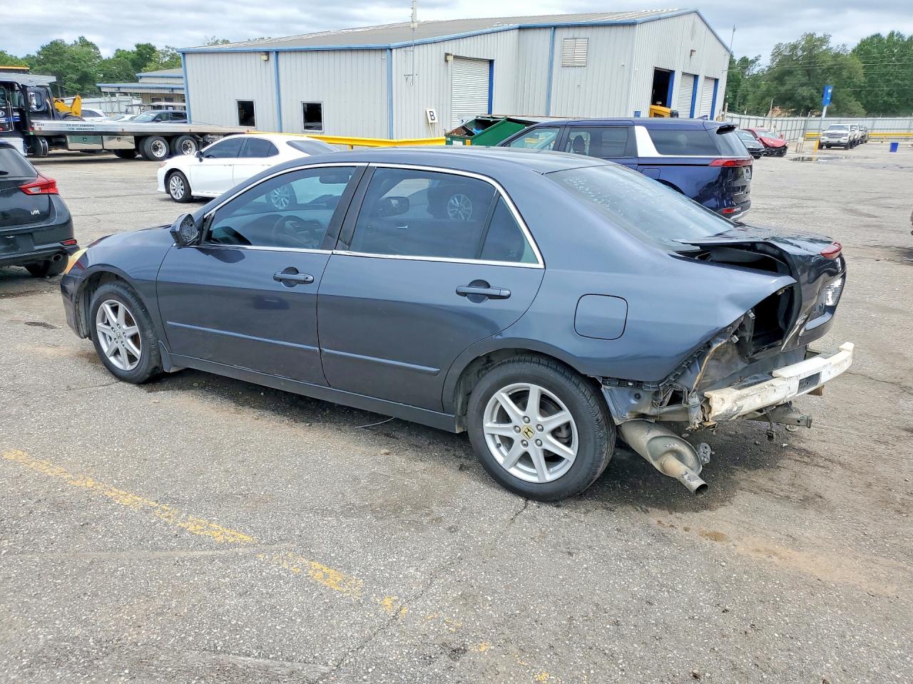 2007 Honda Accord Se Gray vin: 1HGCM66457A056830