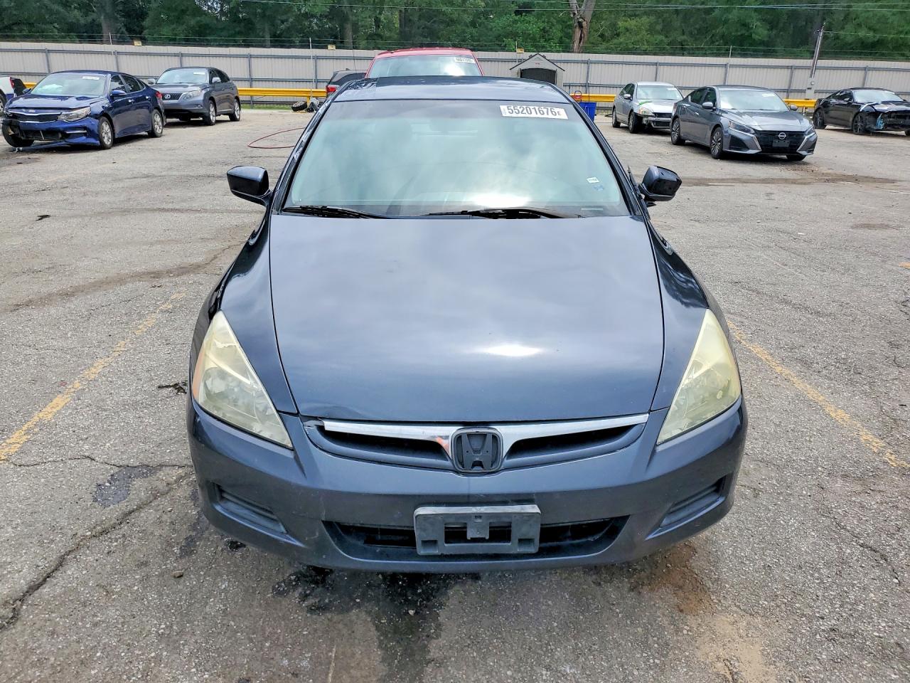 2007 Honda Accord Se Gray vin: 1HGCM66457A056830