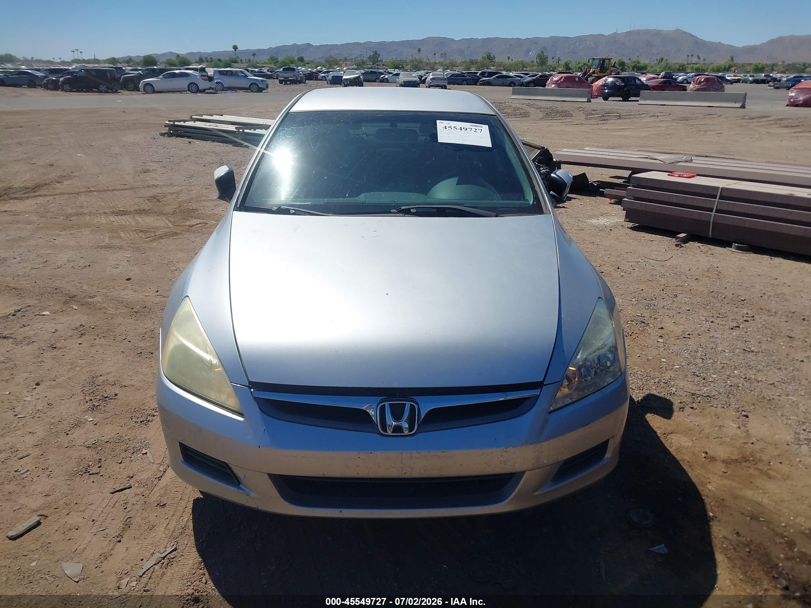 2007 Honda Accord 3.0 Se Silver vin: 1HGCM66457A056861
