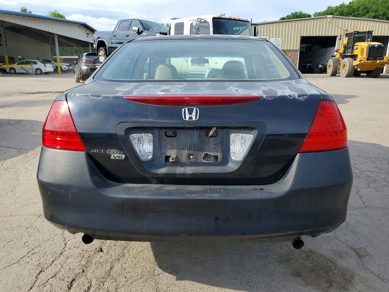 2007 Honda Accord Se Черный vin: 1HGCM66457A059176
