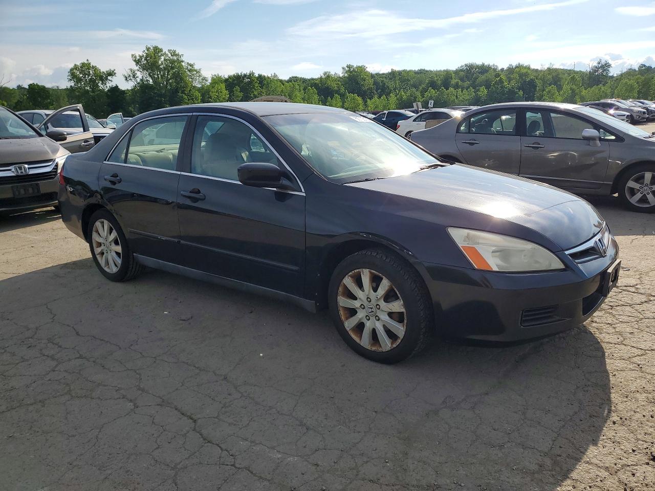 2007 Honda Accord Se Черный vin: 1HGCM66457A059176
