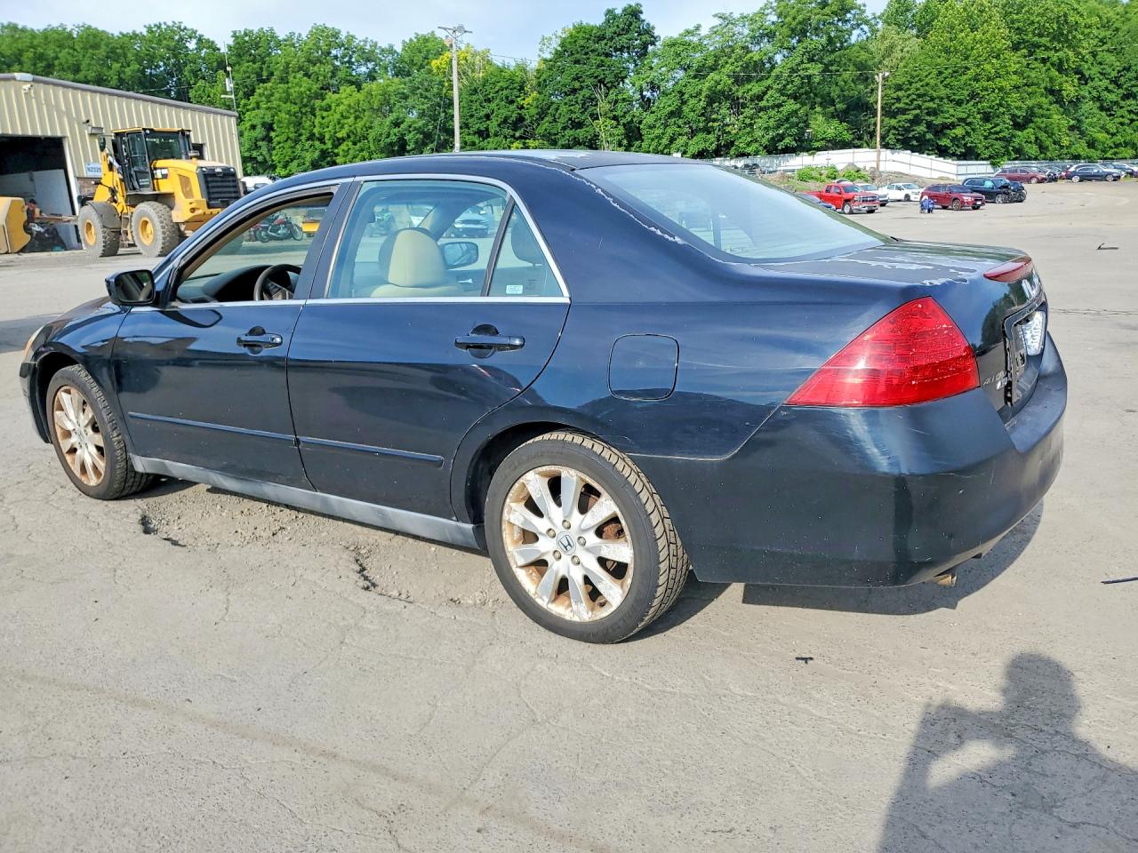 2007 Honda Accord Se Черный vin: 1HGCM66457A059176