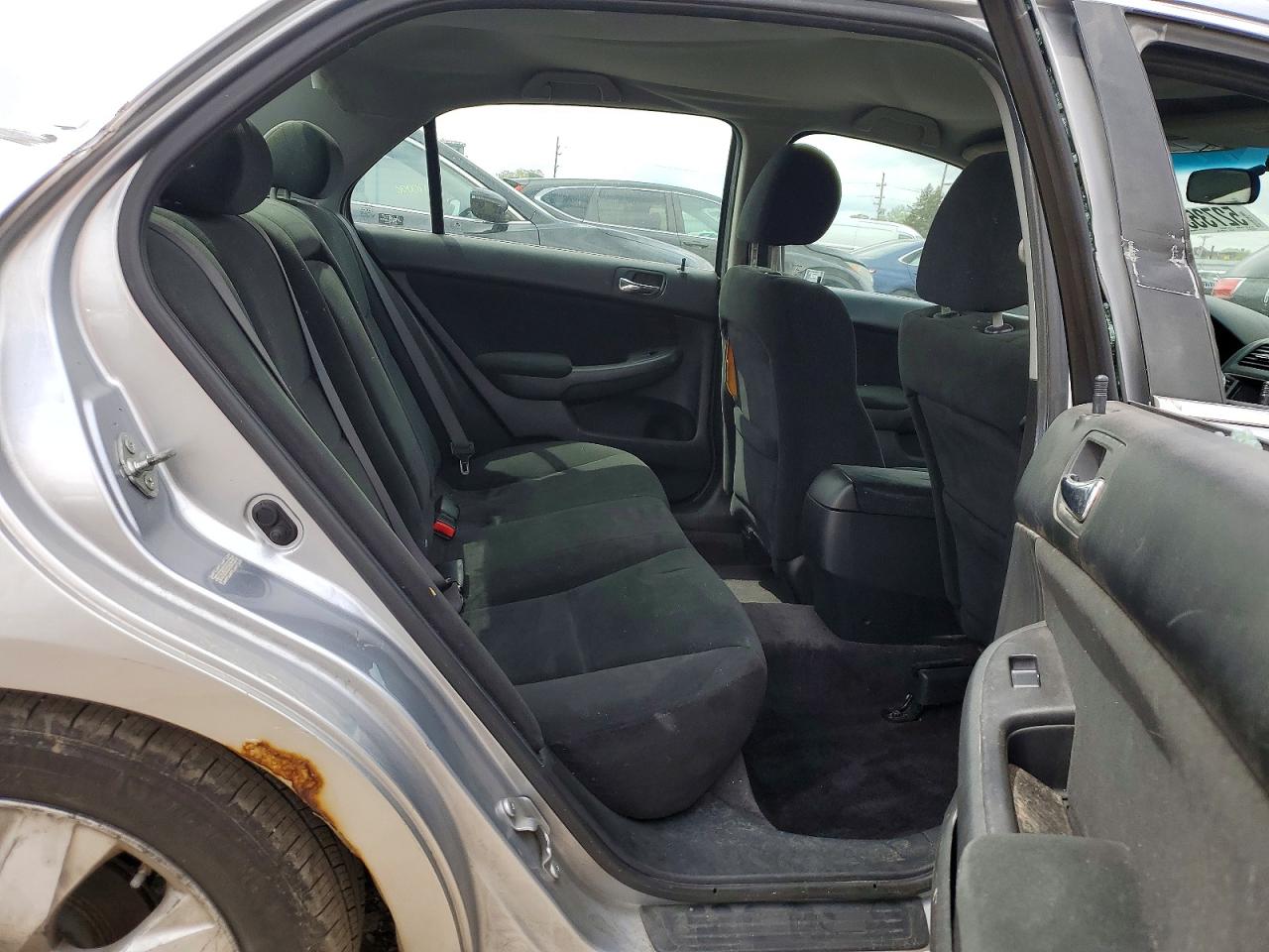 2007 Honda Accord Se Silver vin: 1HGCM66457A059355