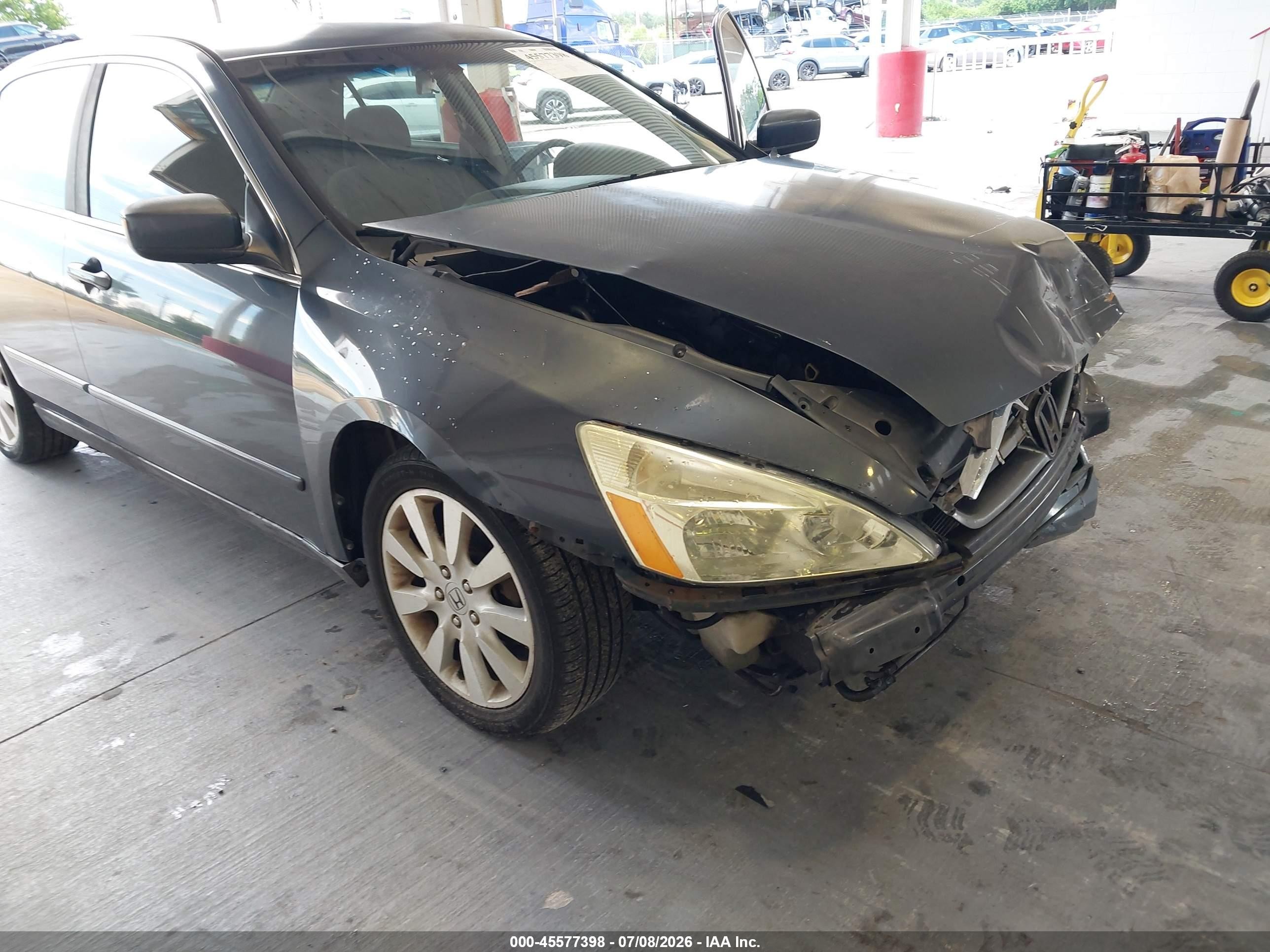 2007 Honda Accord 3.0 Se Black vin: 1HGCM66457A066368