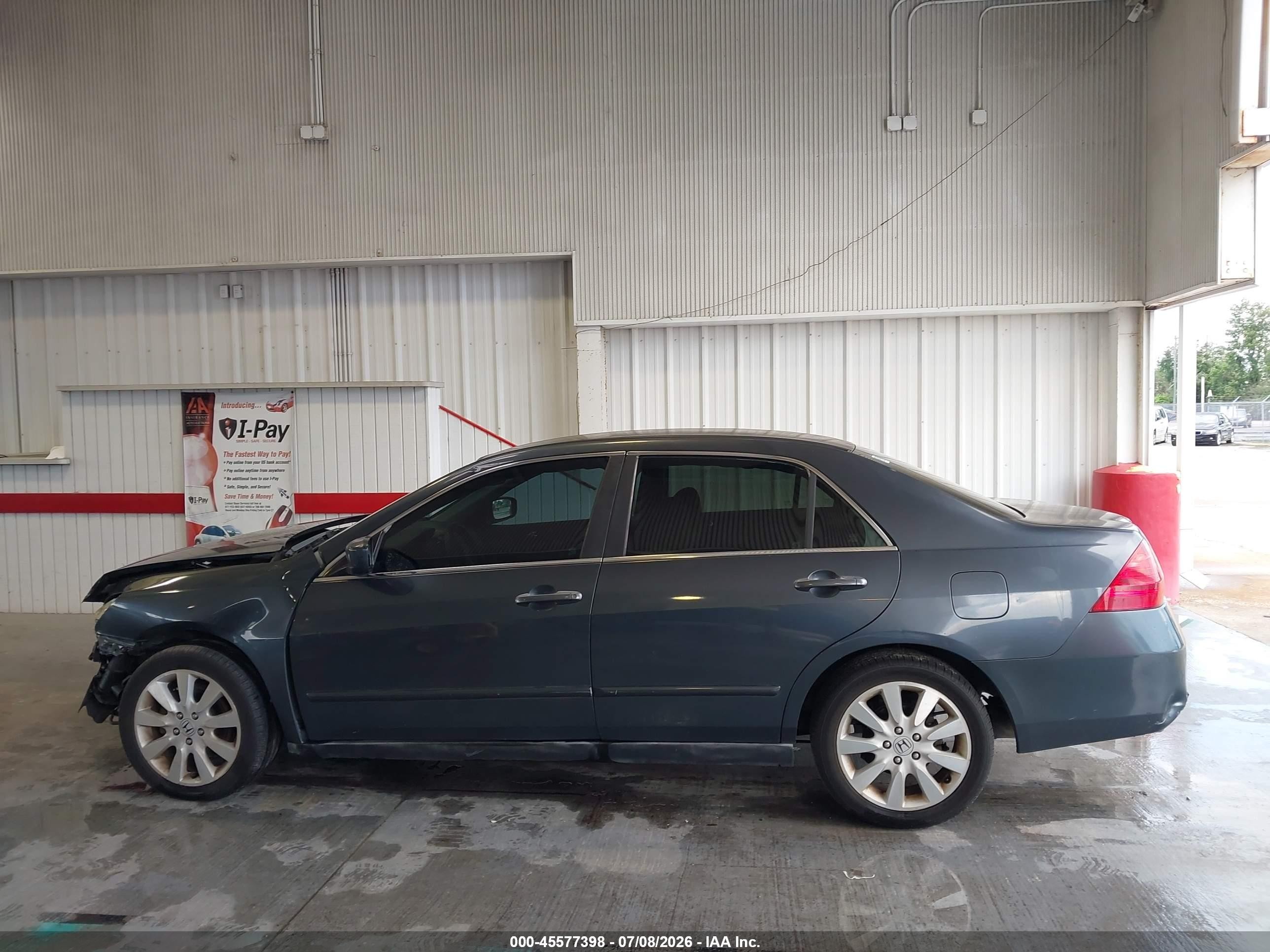 2007 Honda Accord 3.0 Se Black vin: 1HGCM66457A066368
