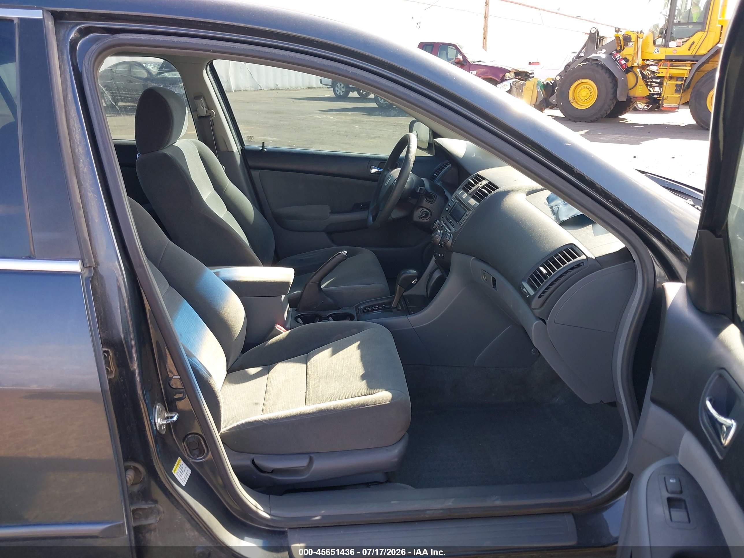 2007 Honda Accord 3.0 Se Gray vin: 1HGCM66457A090461