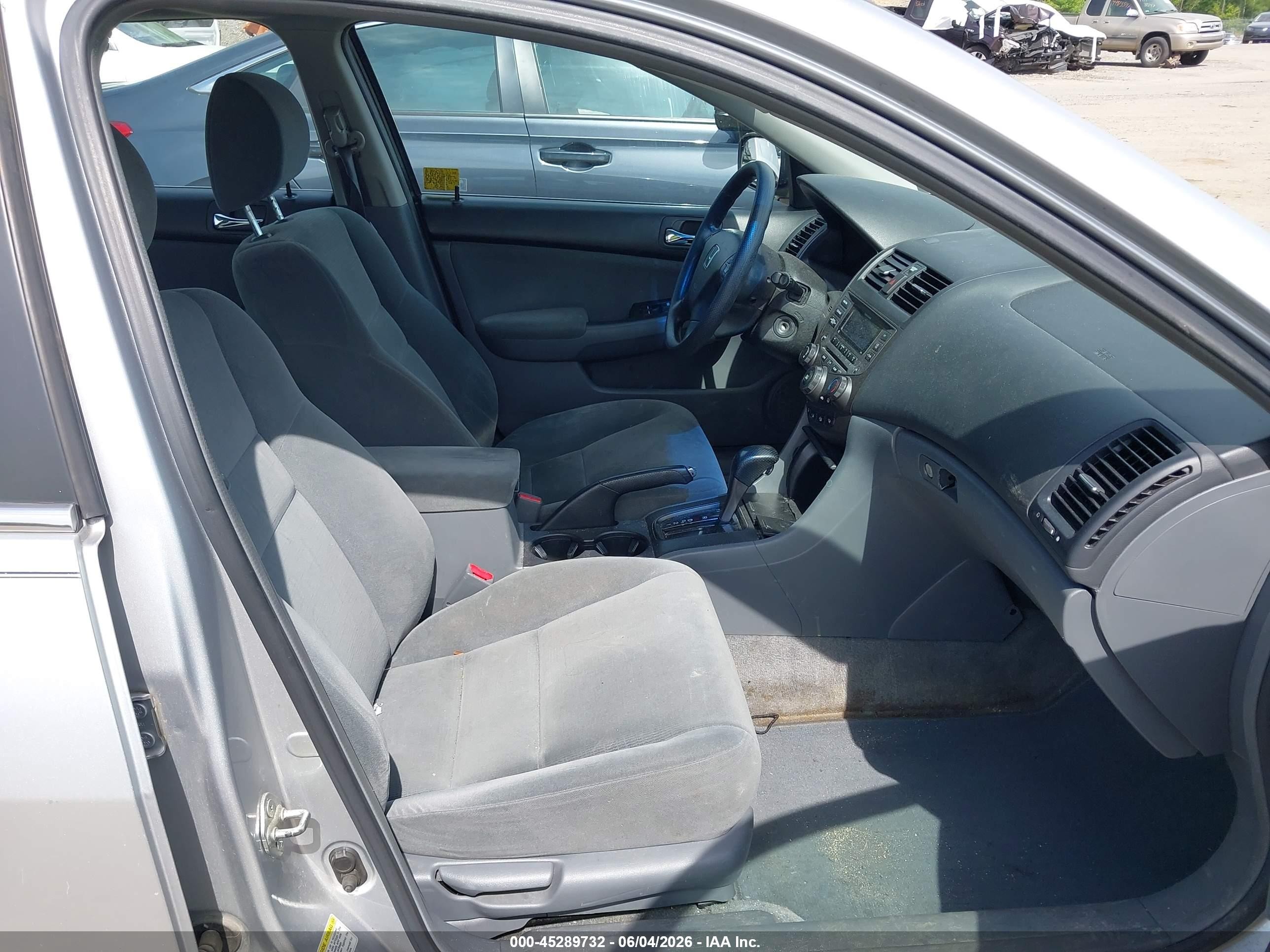 2007 Honda Accord 3.0 Se Silver vin: 1HGCM66467A060157