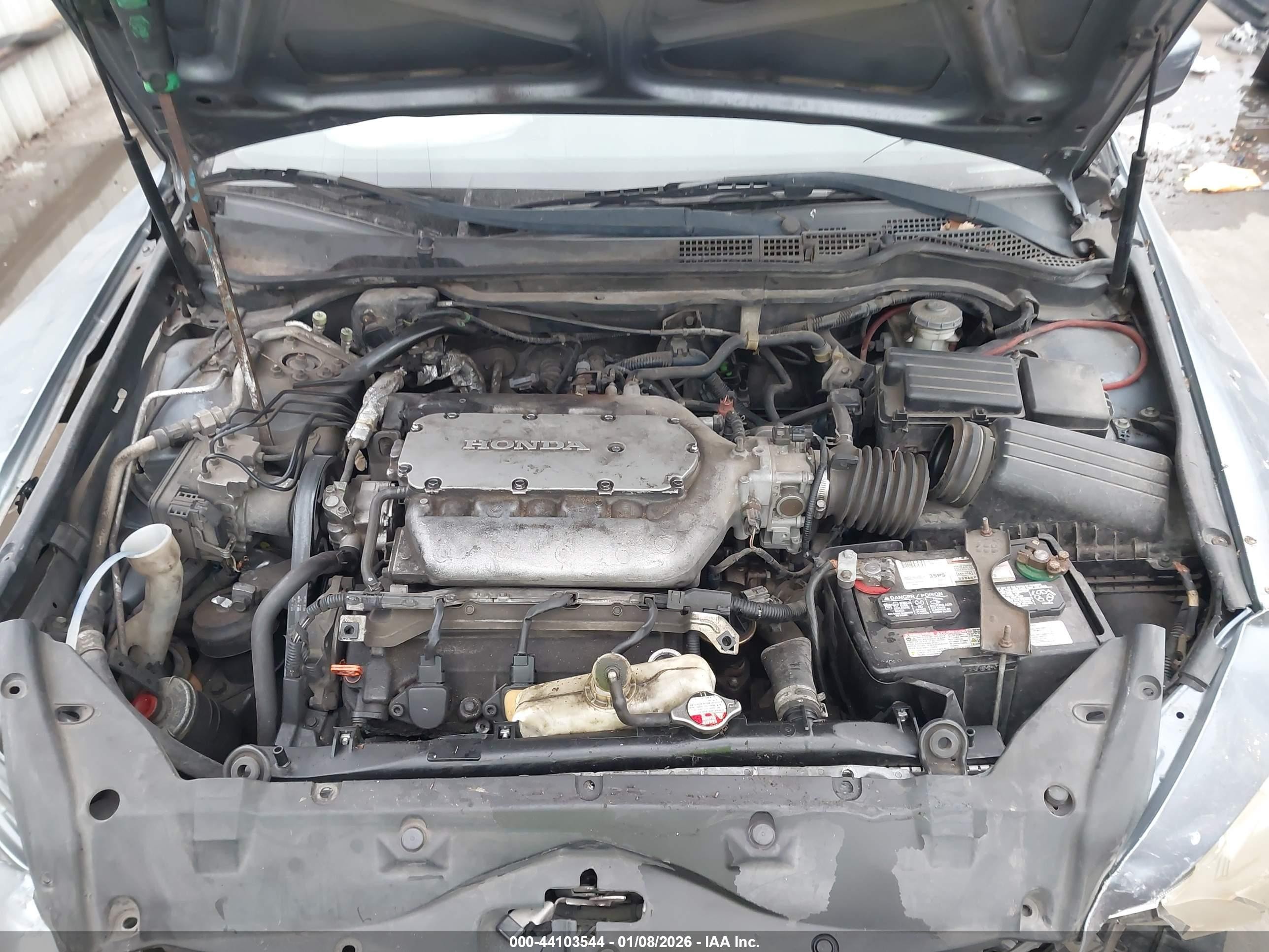 2007 Honda Accord 3.0 Se Gray vin: 1HGCM66477A044677