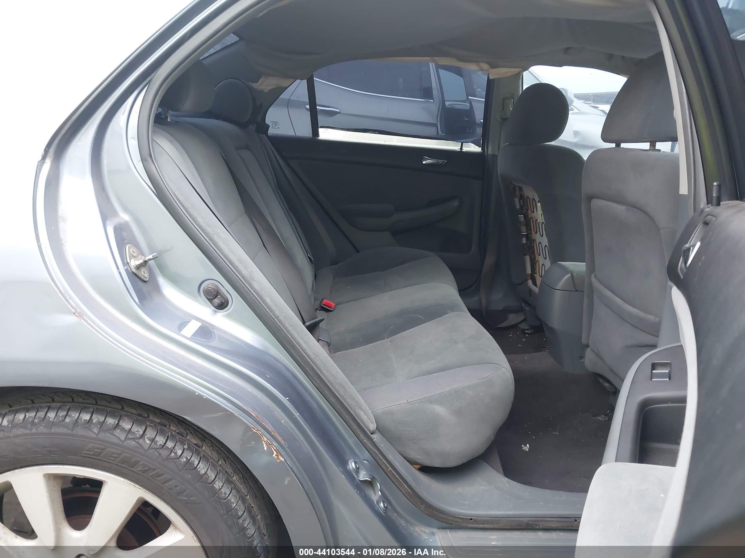 2007 Honda Accord 3.0 Se Gray vin: 1HGCM66477A044677