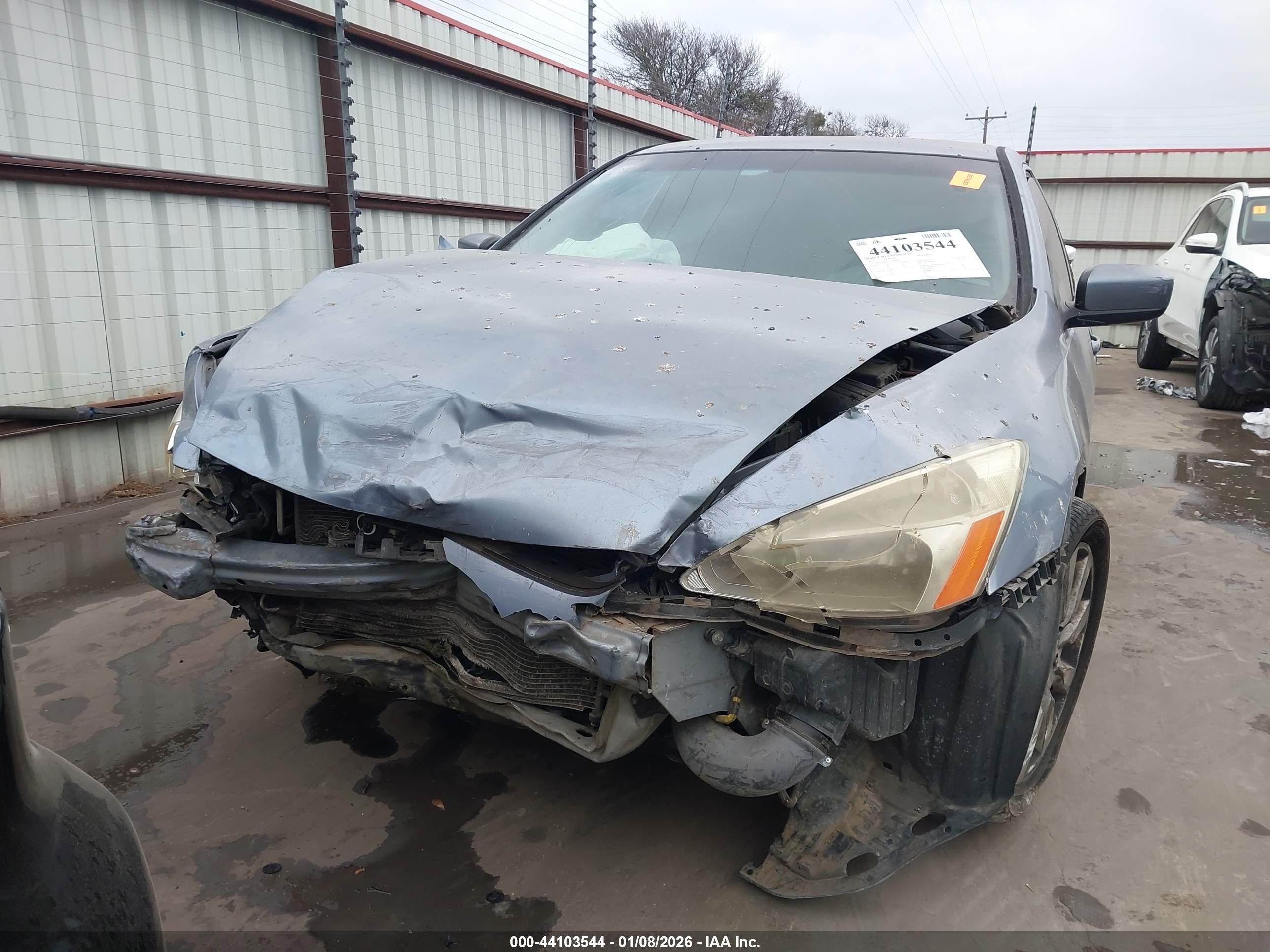 2007 Honda Accord 3.0 Se Gray vin: 1HGCM66477A044677
