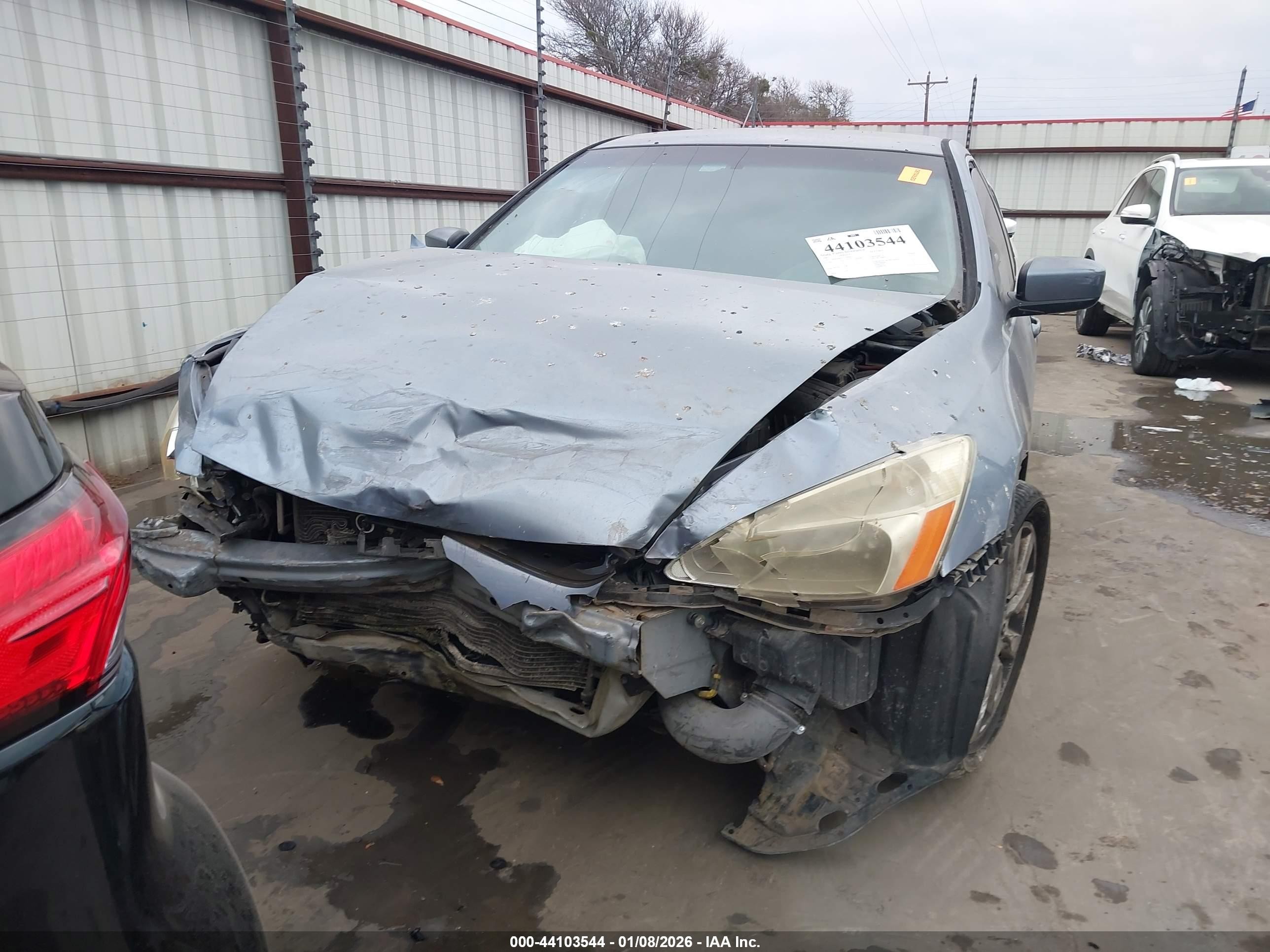 2007 Honda Accord 3.0 Se Gray vin: 1HGCM66477A044677