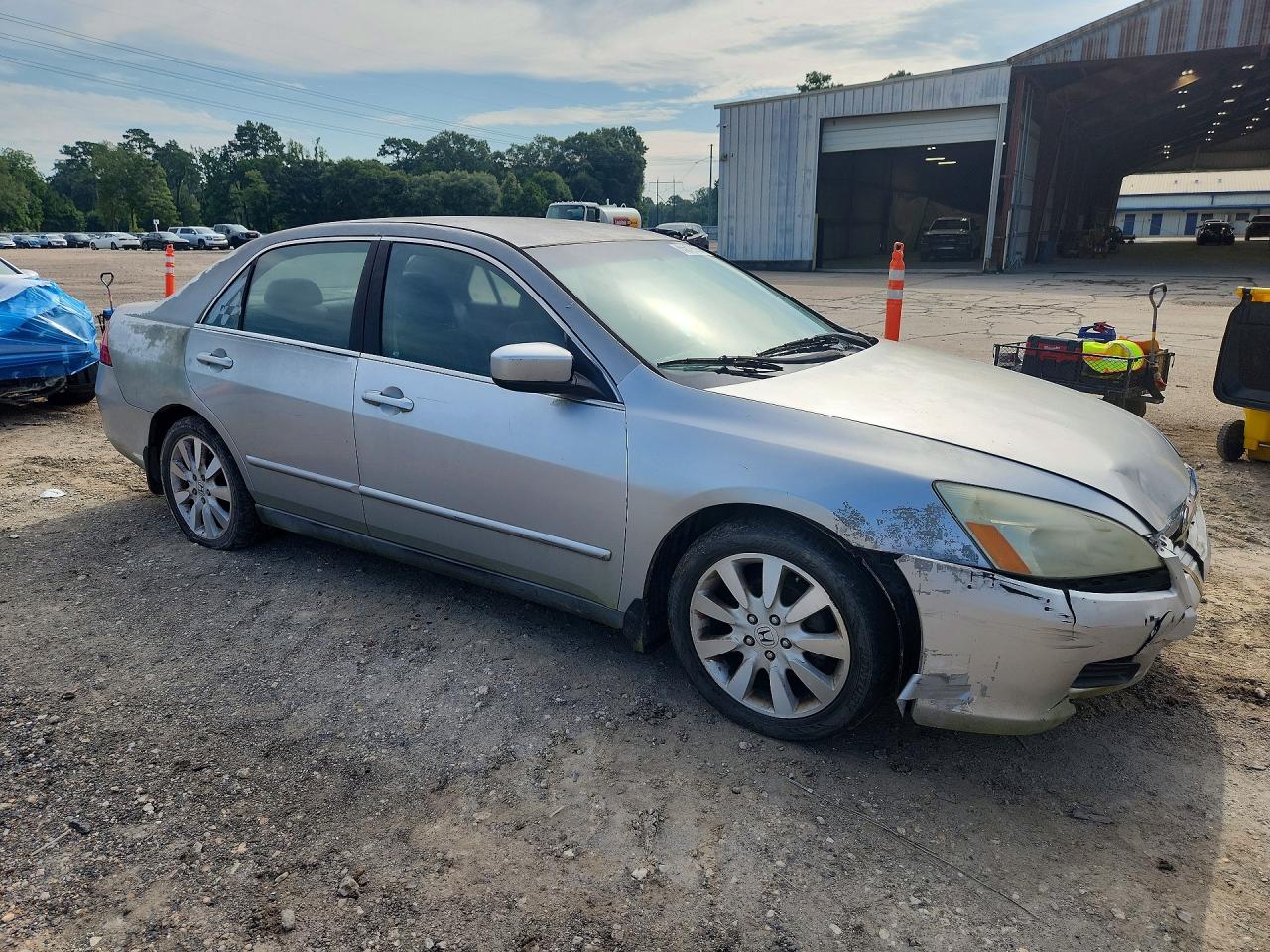 2007 Honda Accord Se Серебряный vin: 1HGCM66477A047417