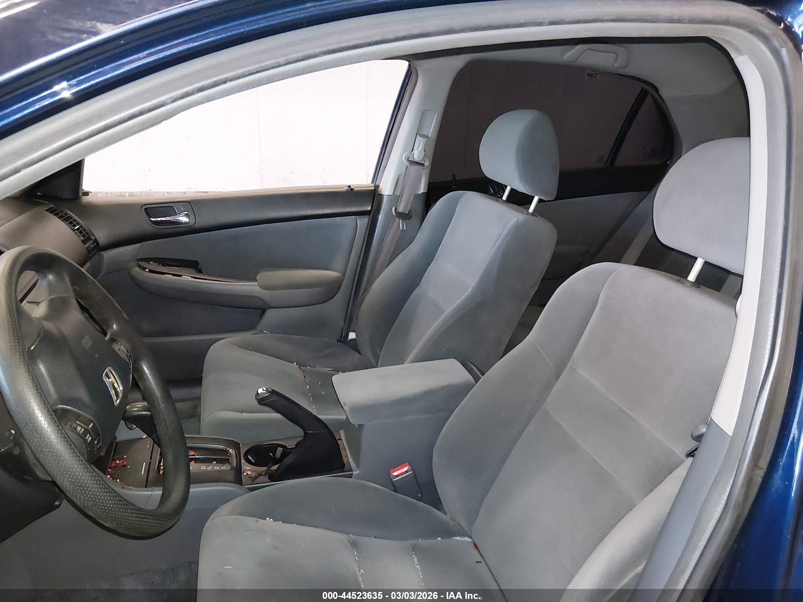 2007 Honda Accord 3.0 Se Dark Blue vin: 1HGCM66477A096844