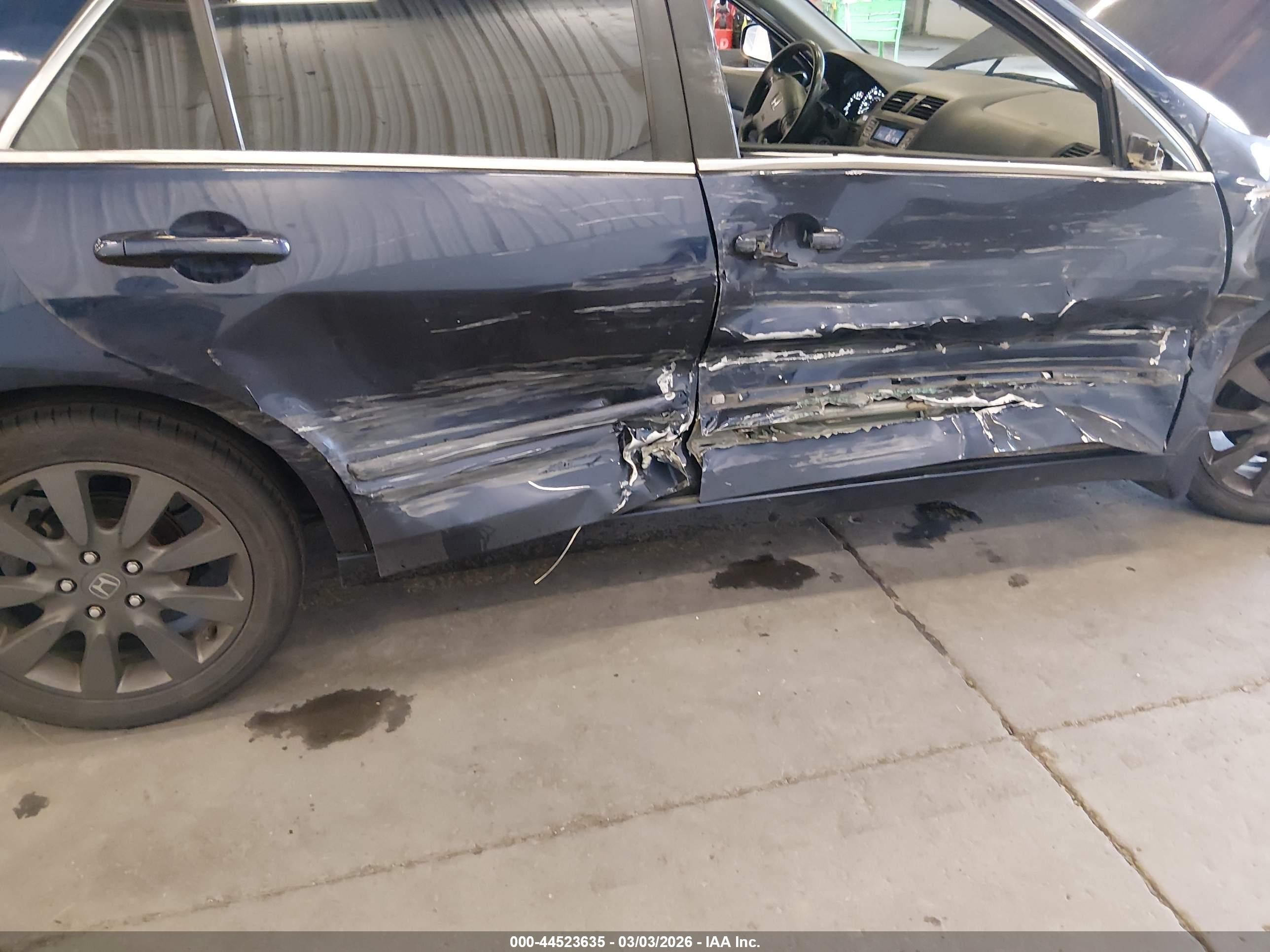 2007 Honda Accord 3.0 Se Dark Blue vin: 1HGCM66477A096844