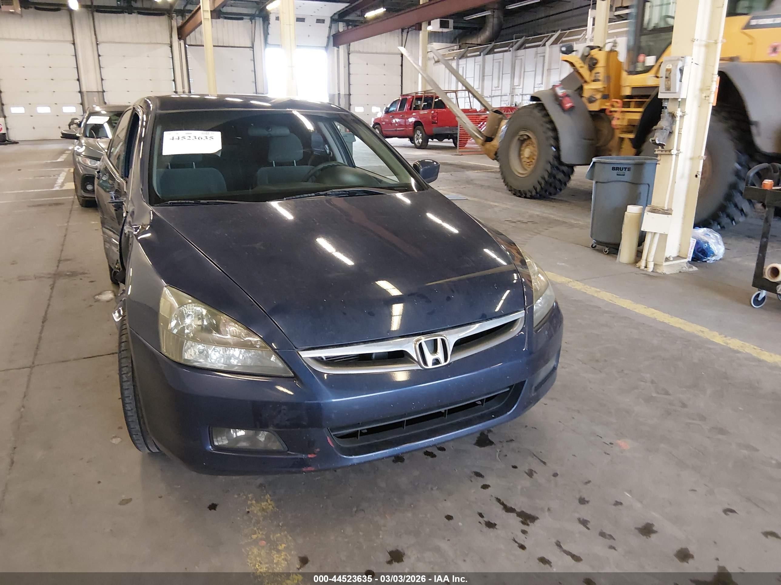 2007 Honda Accord 3.0 Se Dark Blue vin: 1HGCM66477A096844