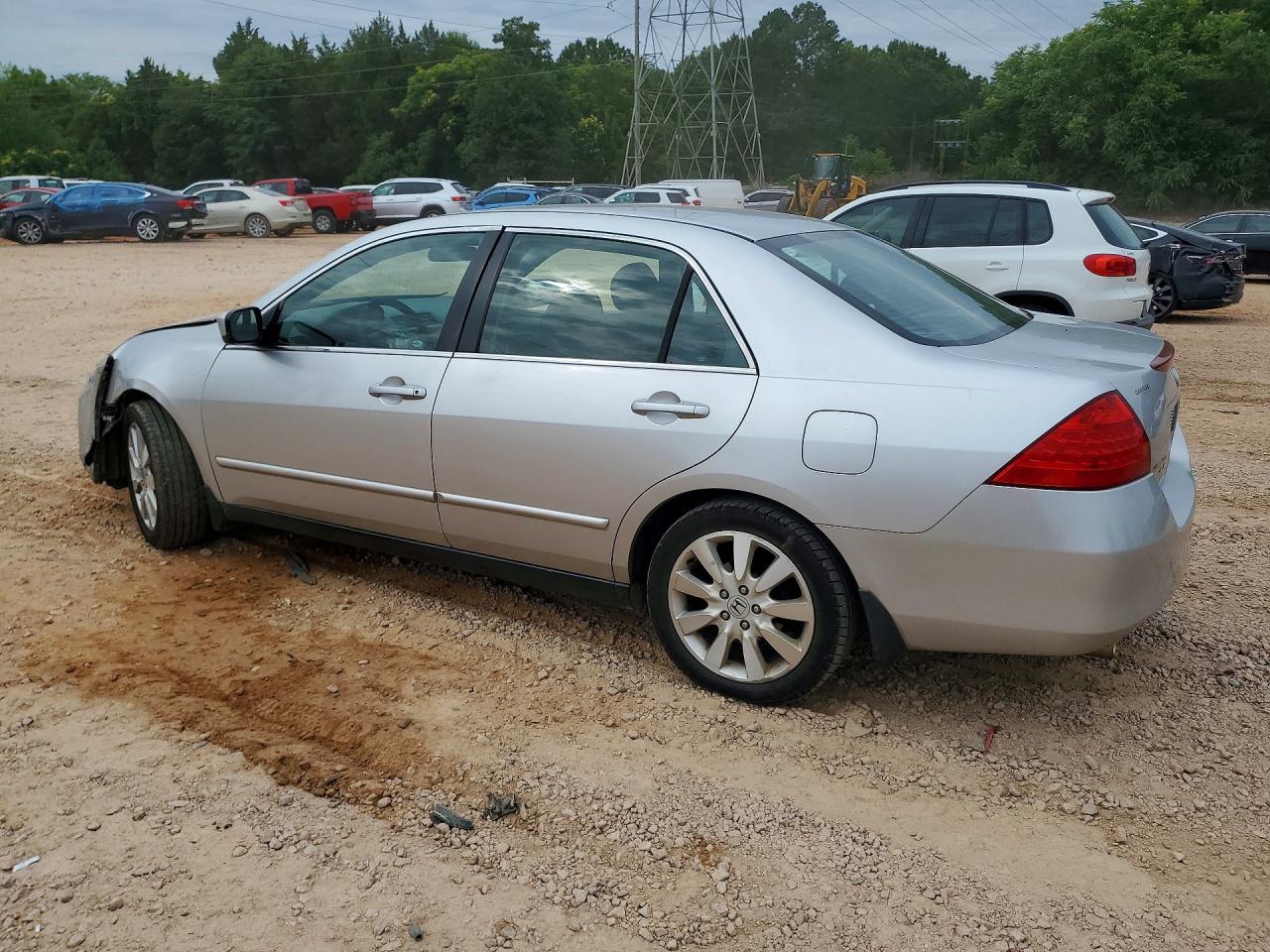 2007 Honda Accord Se Серебряный vin: 1HGCM66487A018203