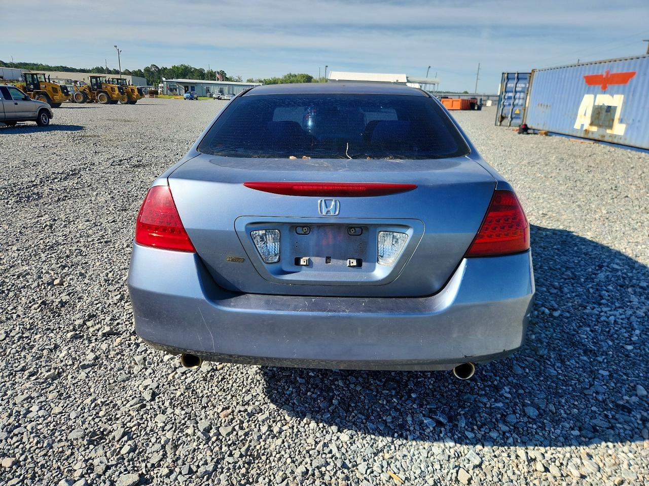 2007 Honda Accord Se Blue vin: 1HGCM66487A051430