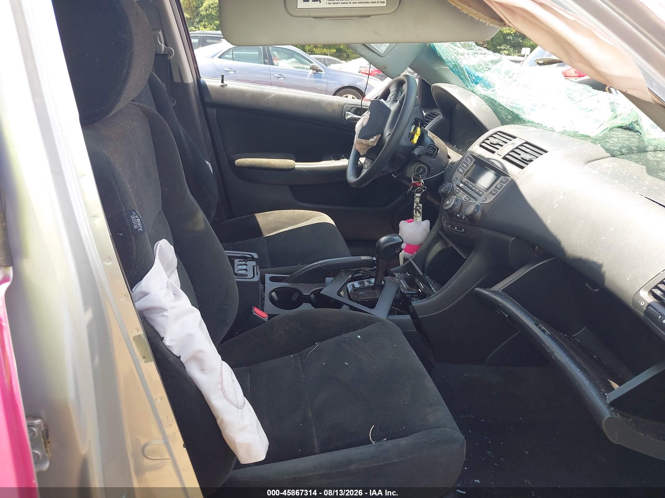 2007 Honda Accord 3.0 Se Pink vin: 1HGCM66487A070897