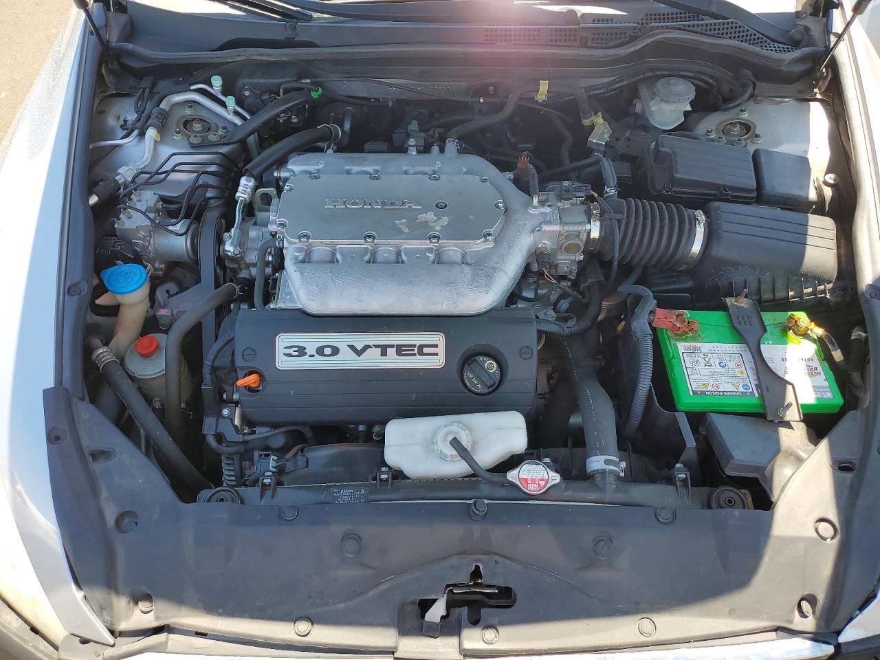 2007 Honda Accord Se Silver vin: 1HGCM66487A092334