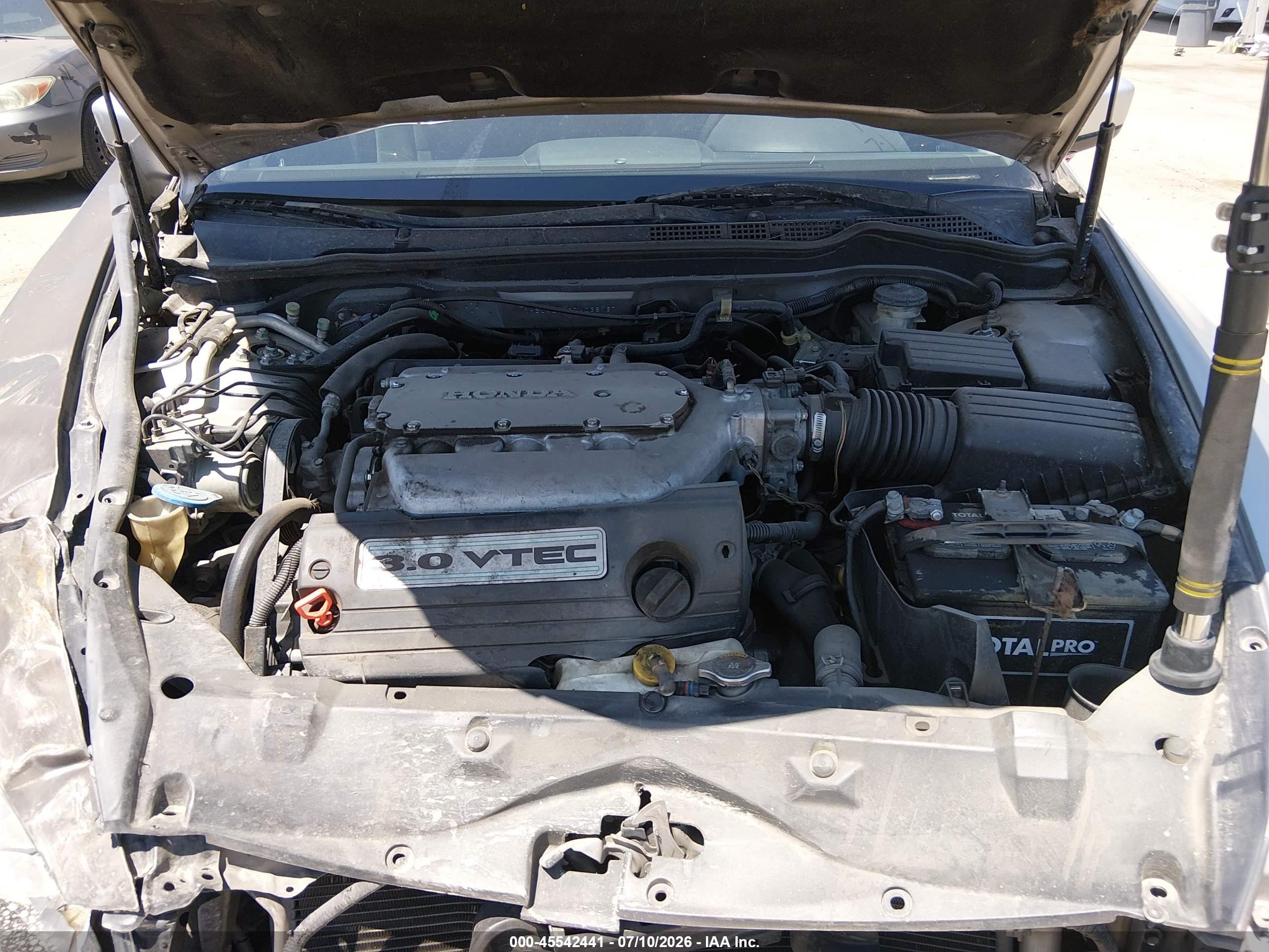 2007 Honda Accord 3.0 Se Gray vin: 1HGCM66497A038167