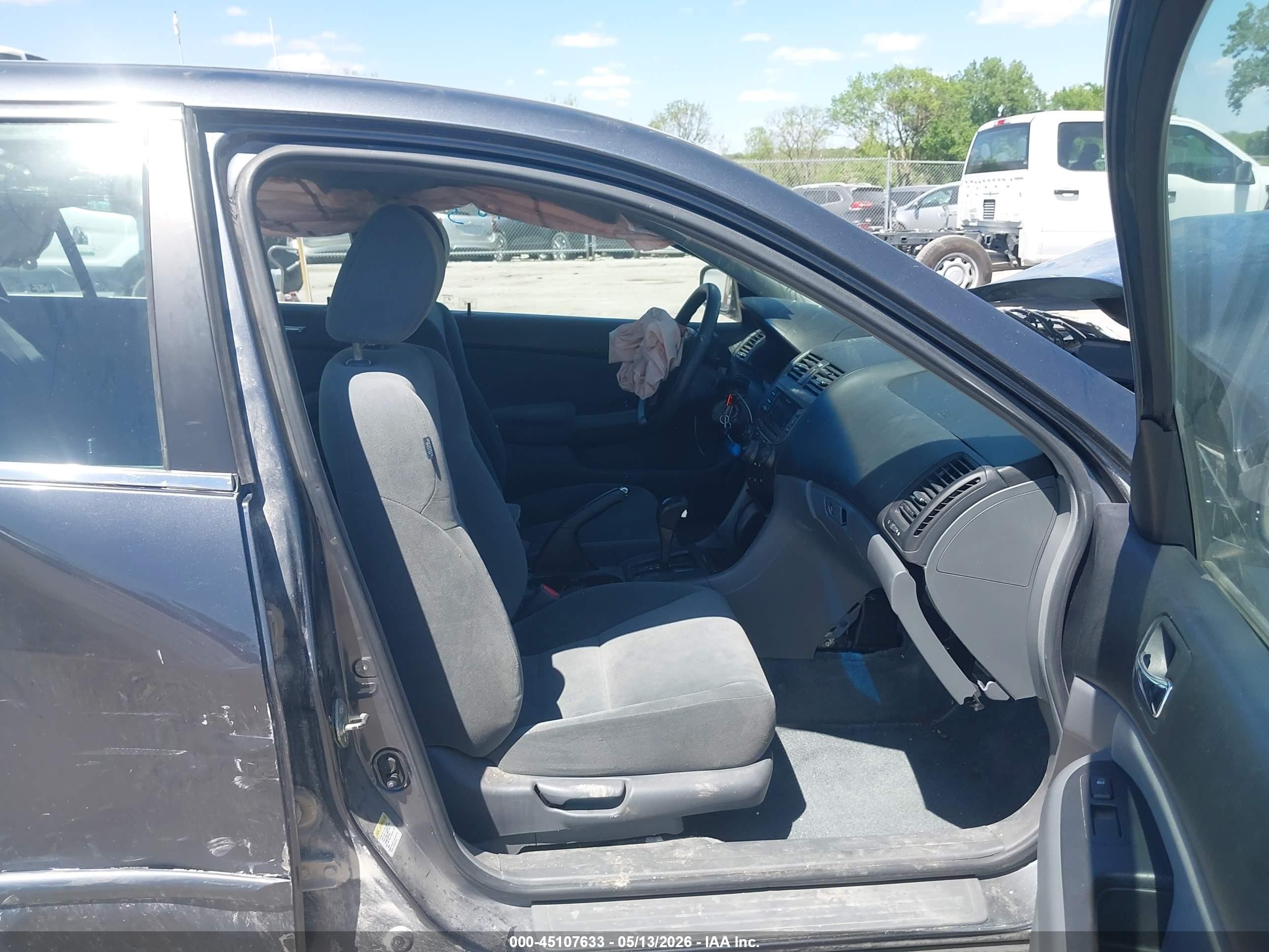 2007 Honda Accord 3.0 Se Gray vin: 1HGCM66497A105172
