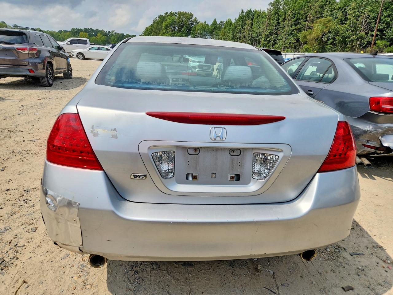 2007 Honda Accord Se Серебряный vin: 1HGCM66497A105818