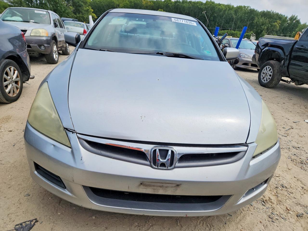 2007 Honda Accord Se Серебряный vin: 1HGCM66497A105818