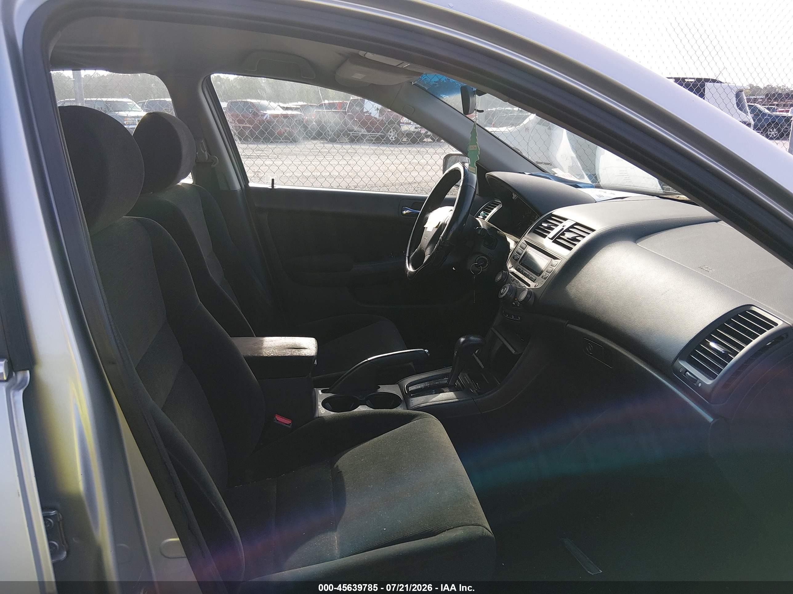 2007 Honda Accord 3.0 Se Gray vin: 1HGCM664X7A060971