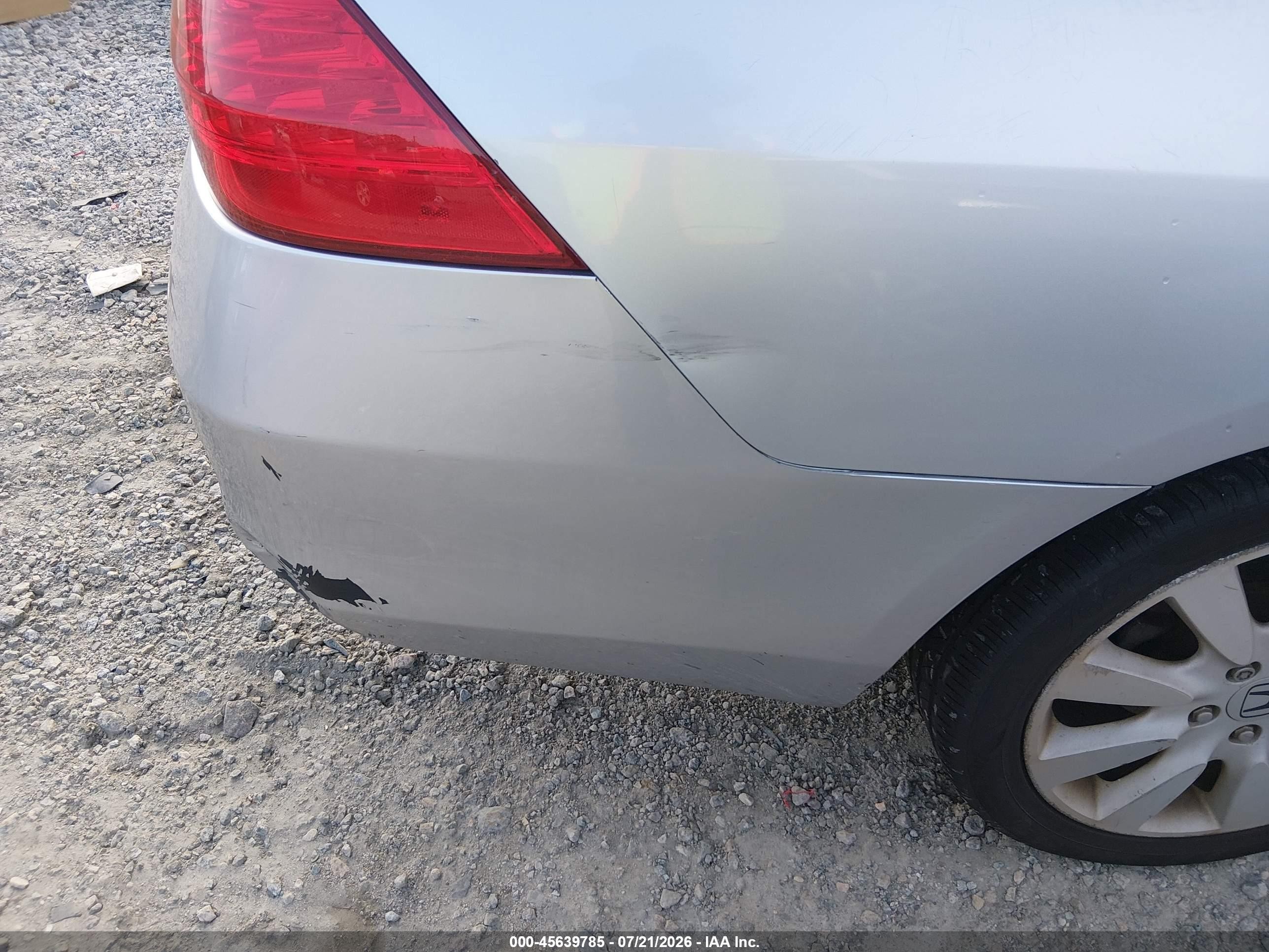 2007 Honda Accord 3.0 Se Gray vin: 1HGCM664X7A060971