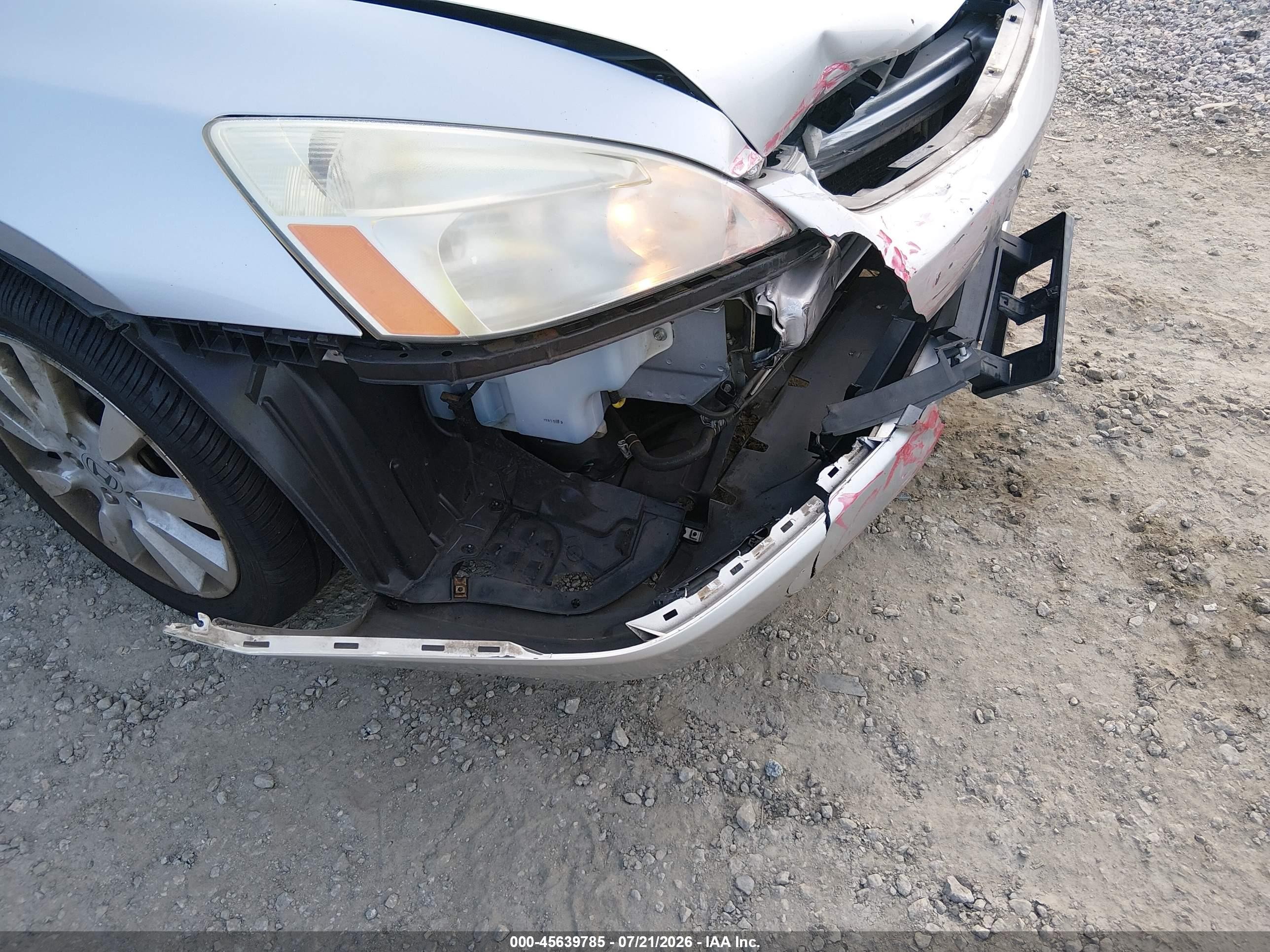 2007 Honda Accord 3.0 Se Gray vin: 1HGCM664X7A060971