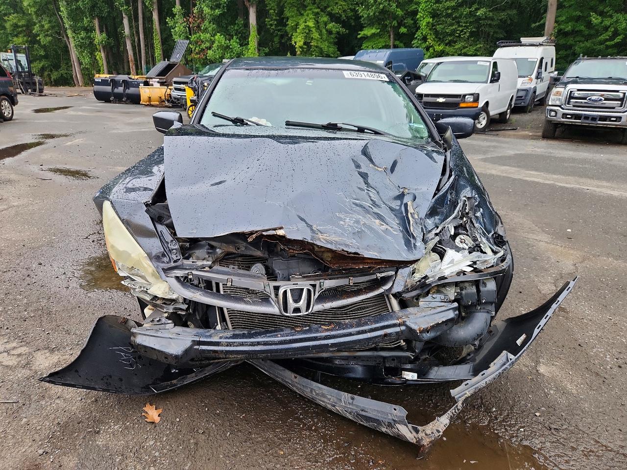 2007 Honda Accord Se Синий vin: 1HGCM664X7A089841