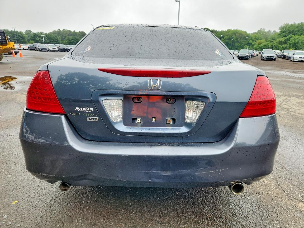 2007 Honda Accord Se Синий vin: 1HGCM664X7A089841