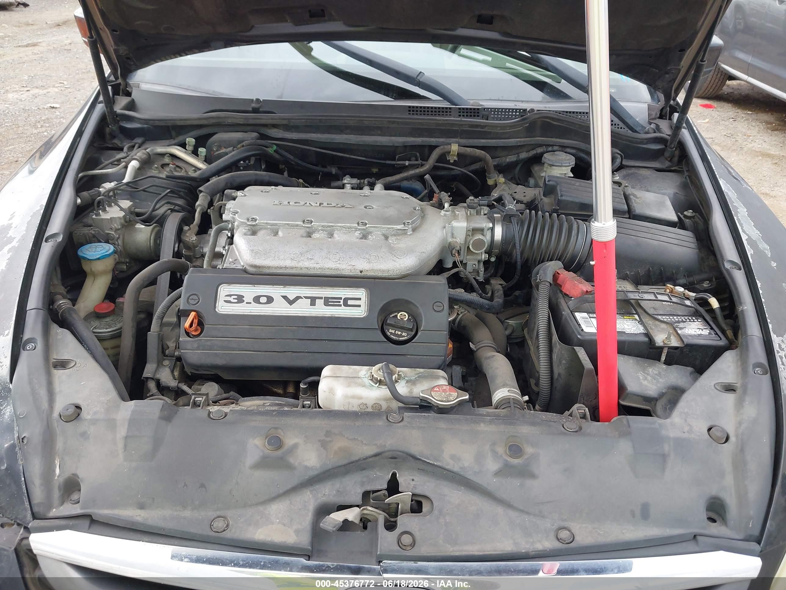 2007 Honda Accord 3.0 Se Blue vin: 1HGCM664X7A104208