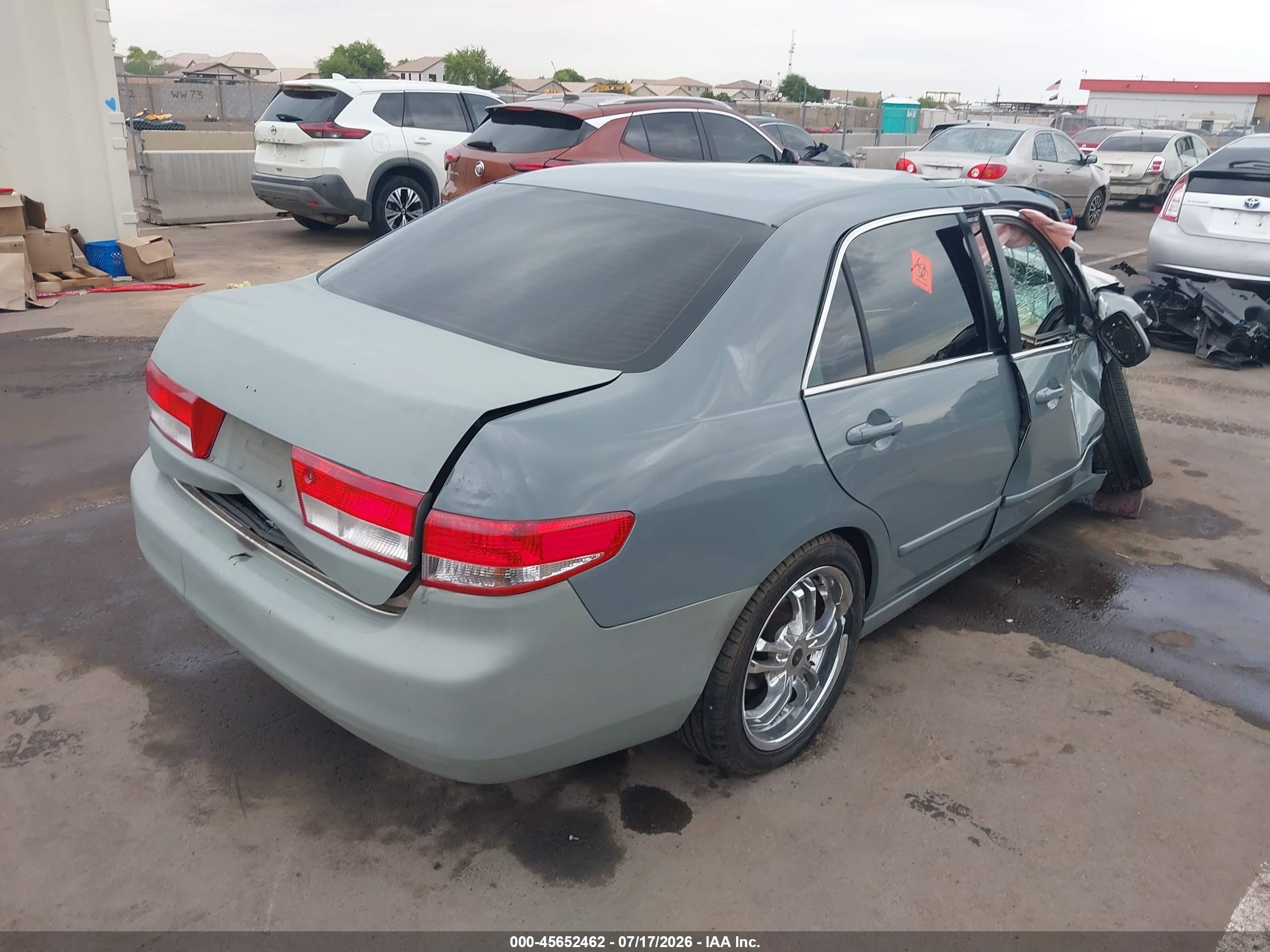 2003 Honda Accord Sdn Ex Gray vin: 1HGCM66503A020384