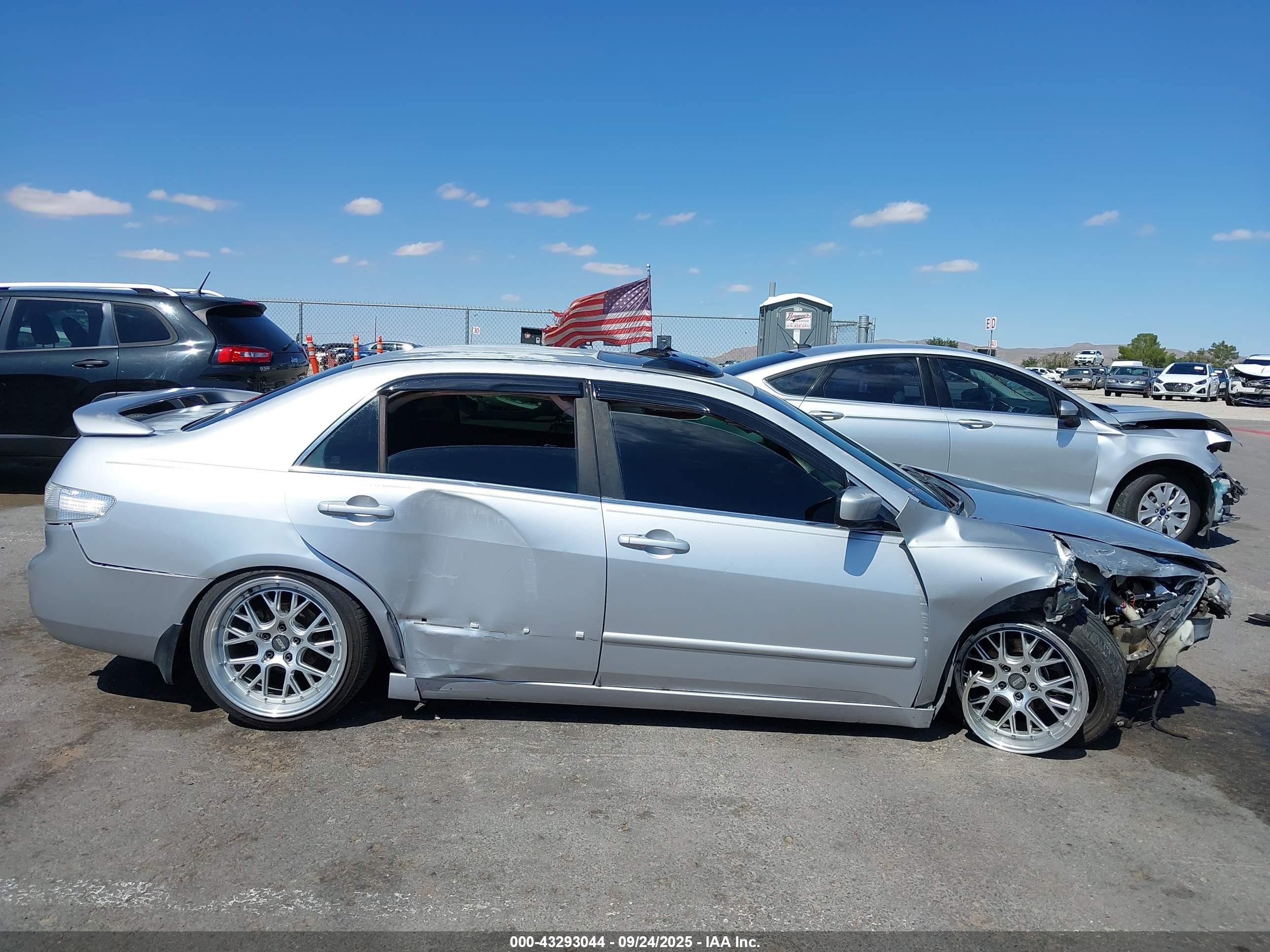 2003 Honda Accord 3.0 Ex Silver vin: 1HGCM66503A022197