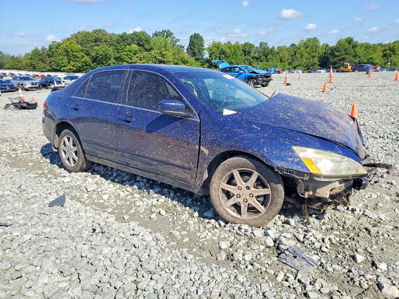 2003 Honda Accord Ex Blue vin: 1HGCM66503A023429