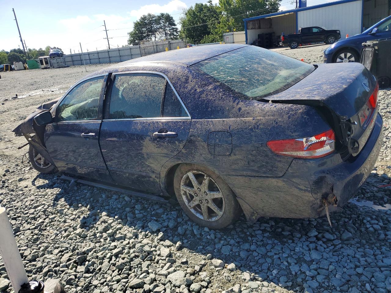 2003 Honda Accord Ex Blue vin: 1HGCM66503A023429