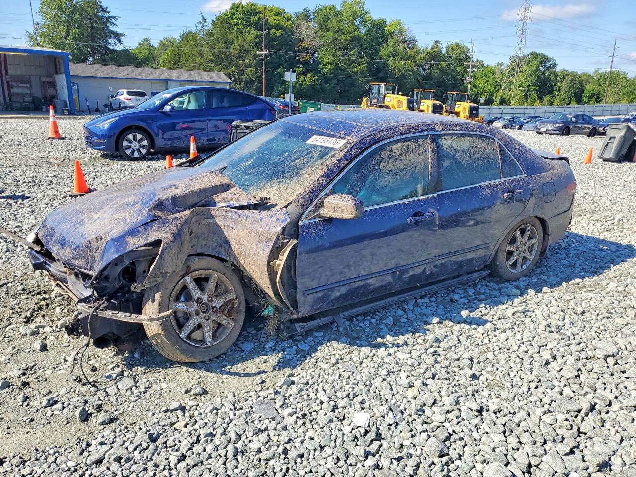 2003 Honda Accord Ex Blue vin: 1HGCM66503A023429