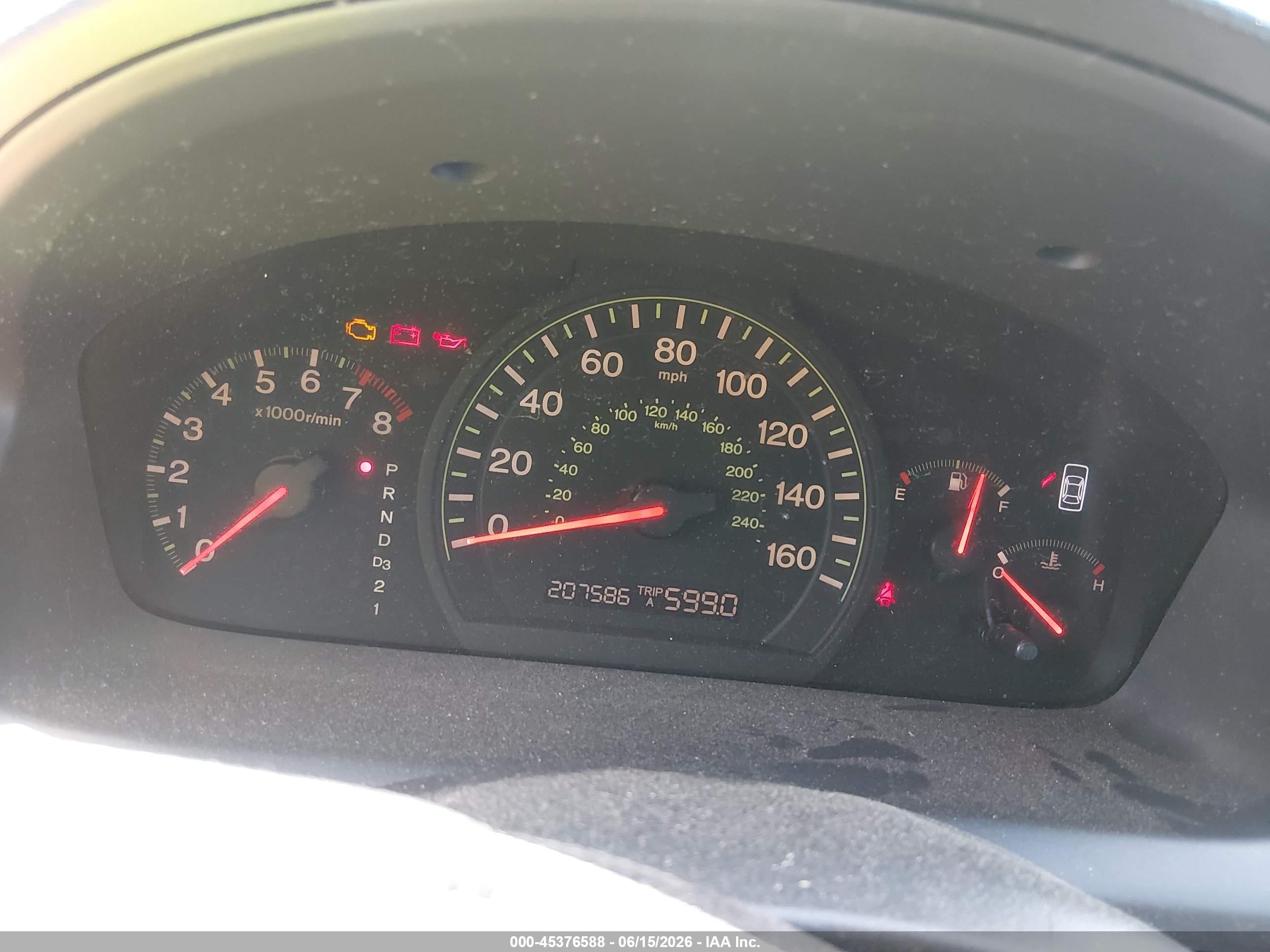 2003 Honda Accord 3.0 Ex Blue vin: 1HGCM66503A045866
