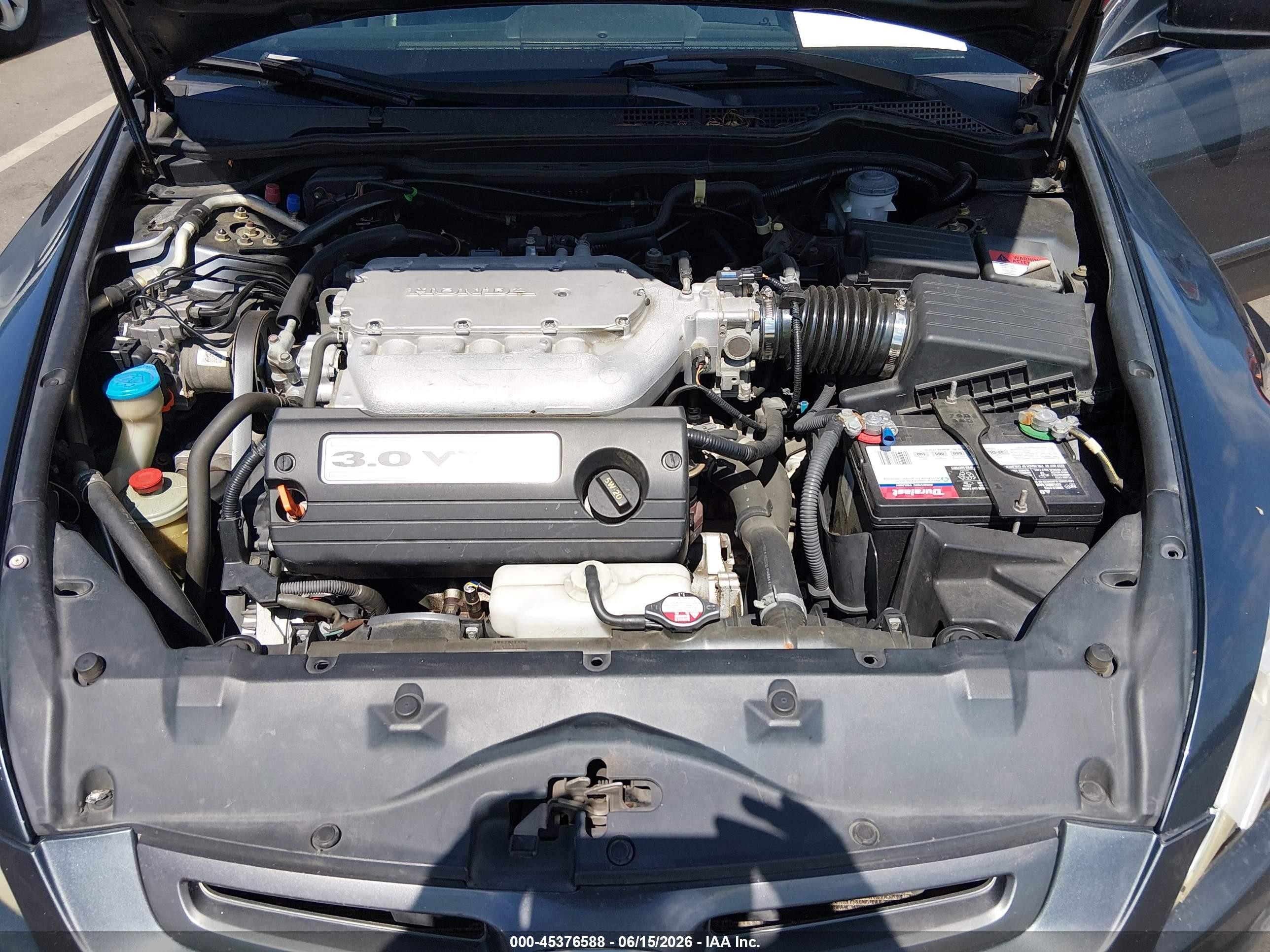 2003 Honda Accord 3.0 Ex Blue vin: 1HGCM66503A045866