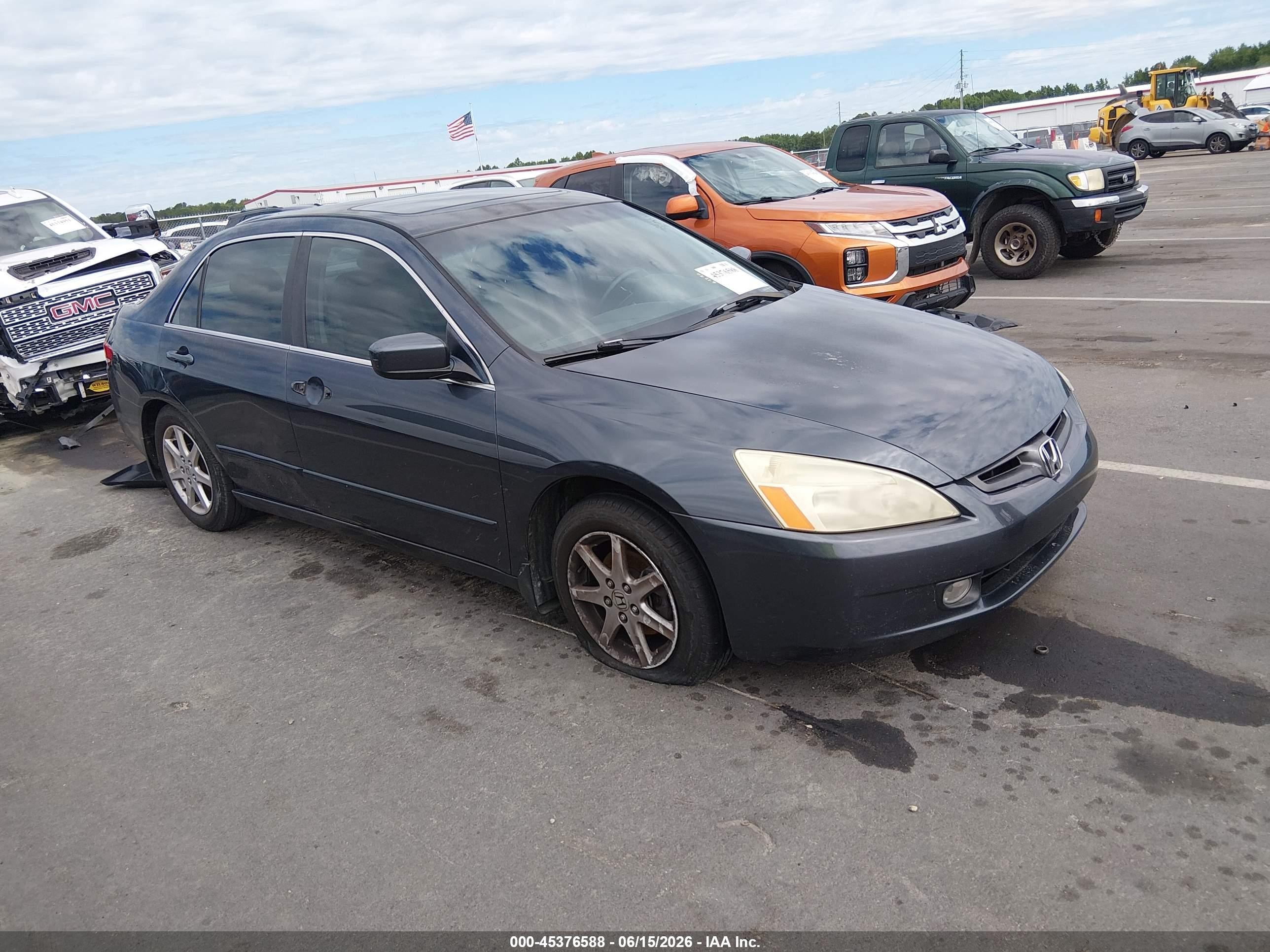 2003 Honda Accord 3.0 Ex Blue vin: 1HGCM66503A045866