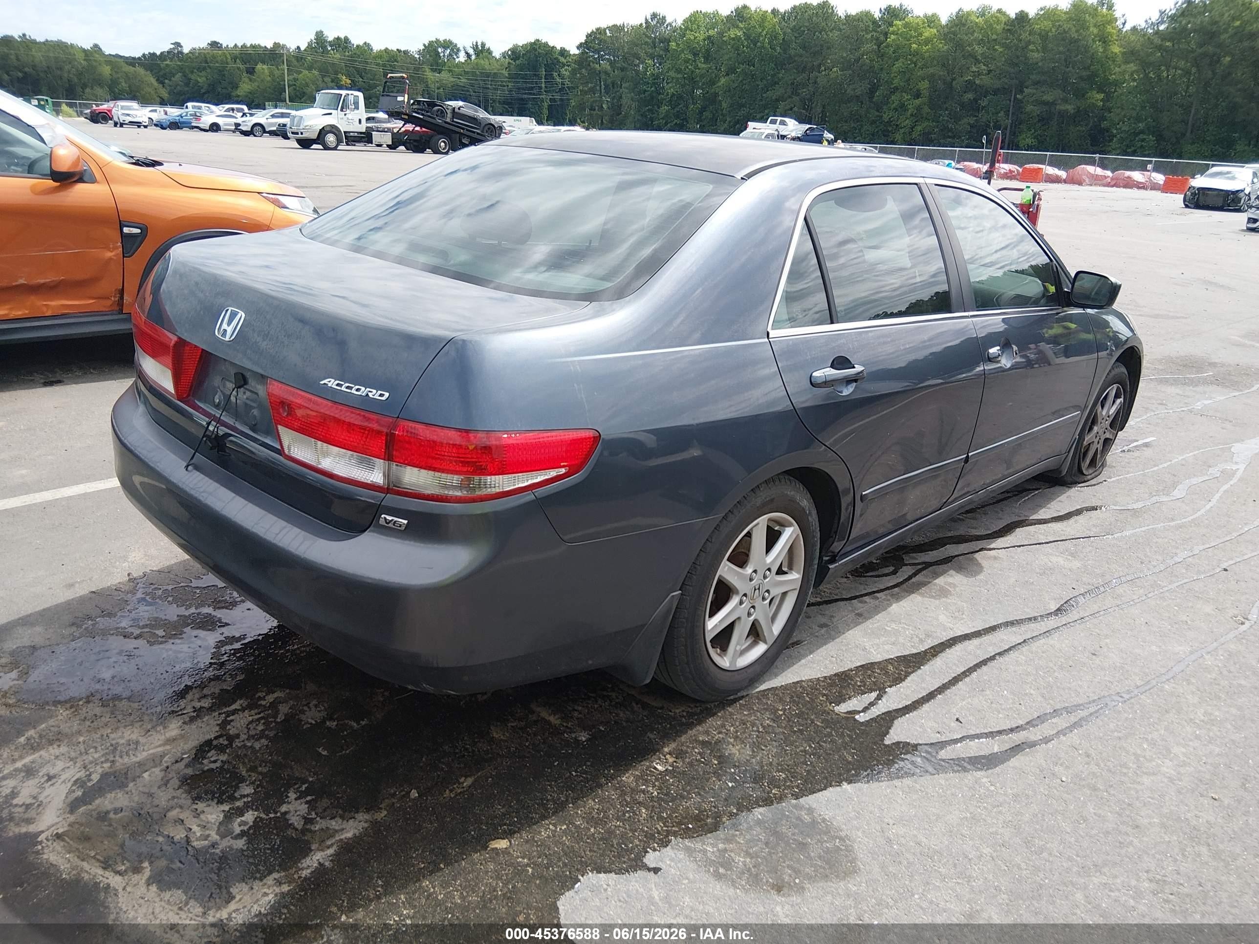 2003 Honda Accord 3.0 Ex Blue vin: 1HGCM66503A045866
