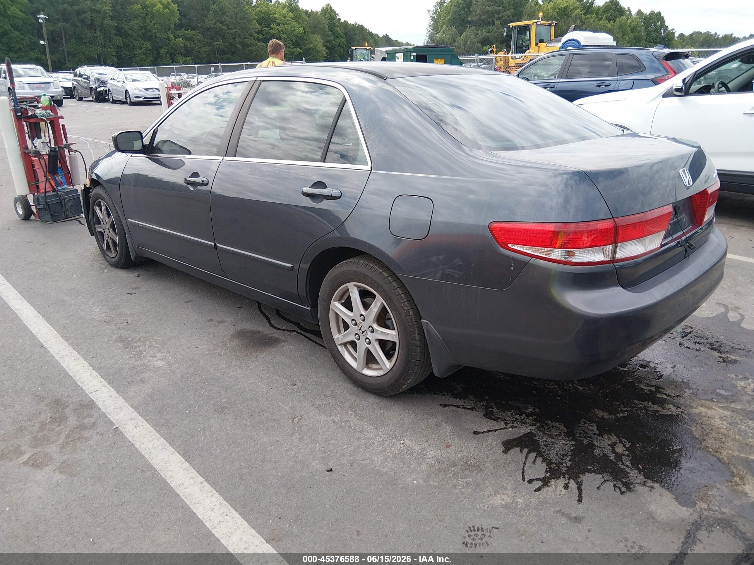 2003 Honda Accord 3.0 Ex Blue vin: 1HGCM66503A045866