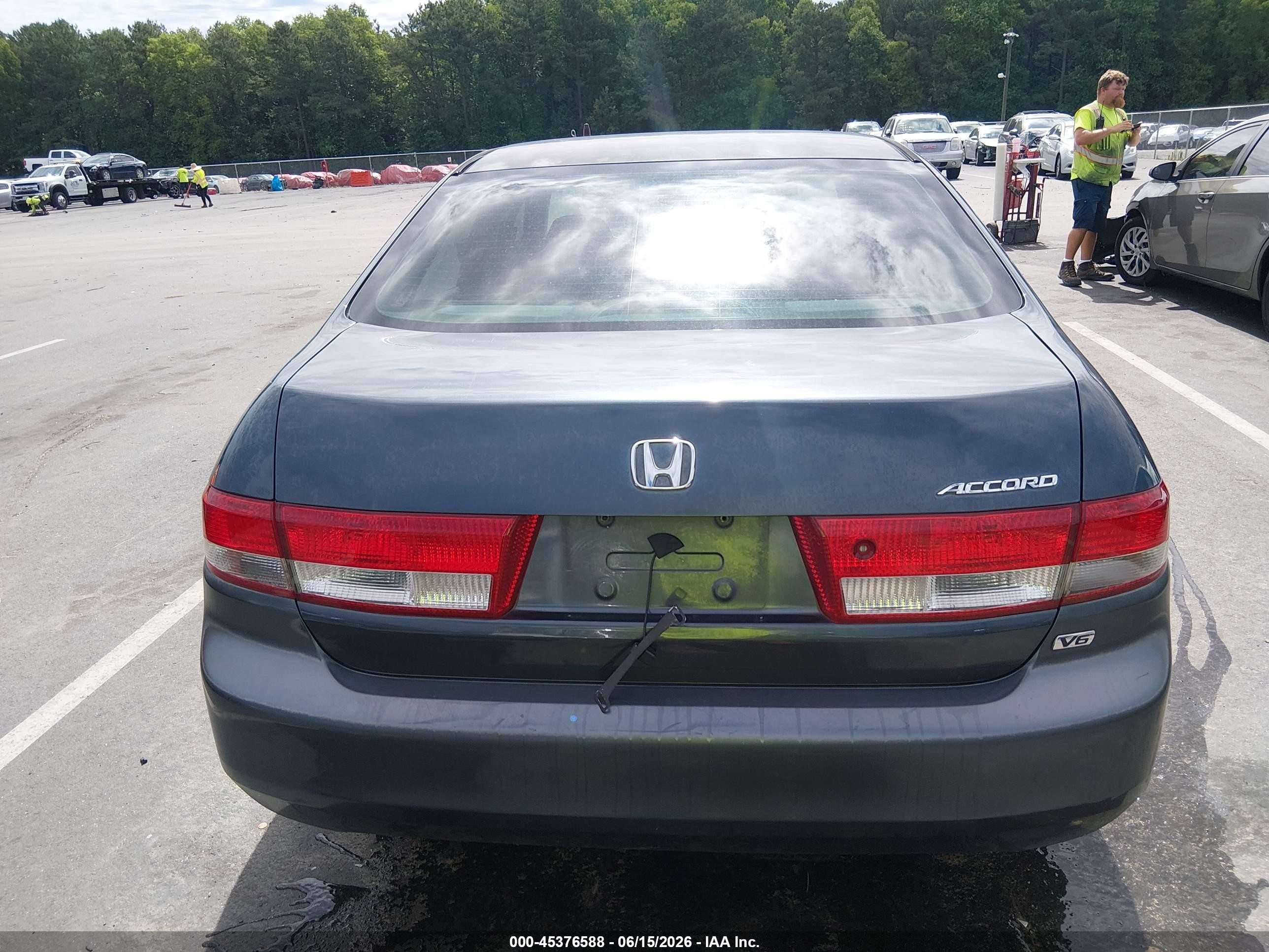 2003 Honda Accord 3.0 Ex Blue vin: 1HGCM66503A045866