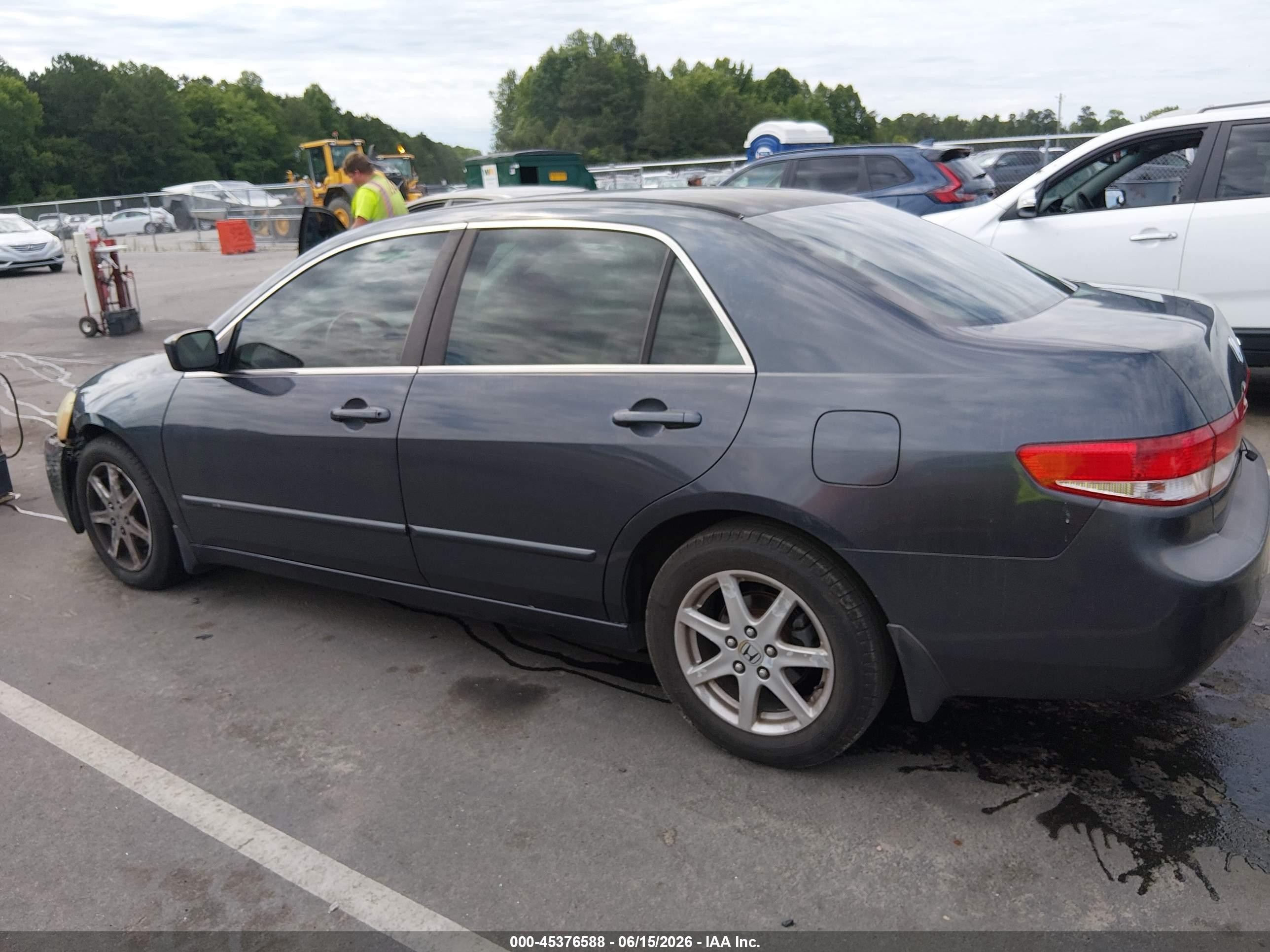 2003 Honda Accord 3.0 Ex Blue vin: 1HGCM66503A045866